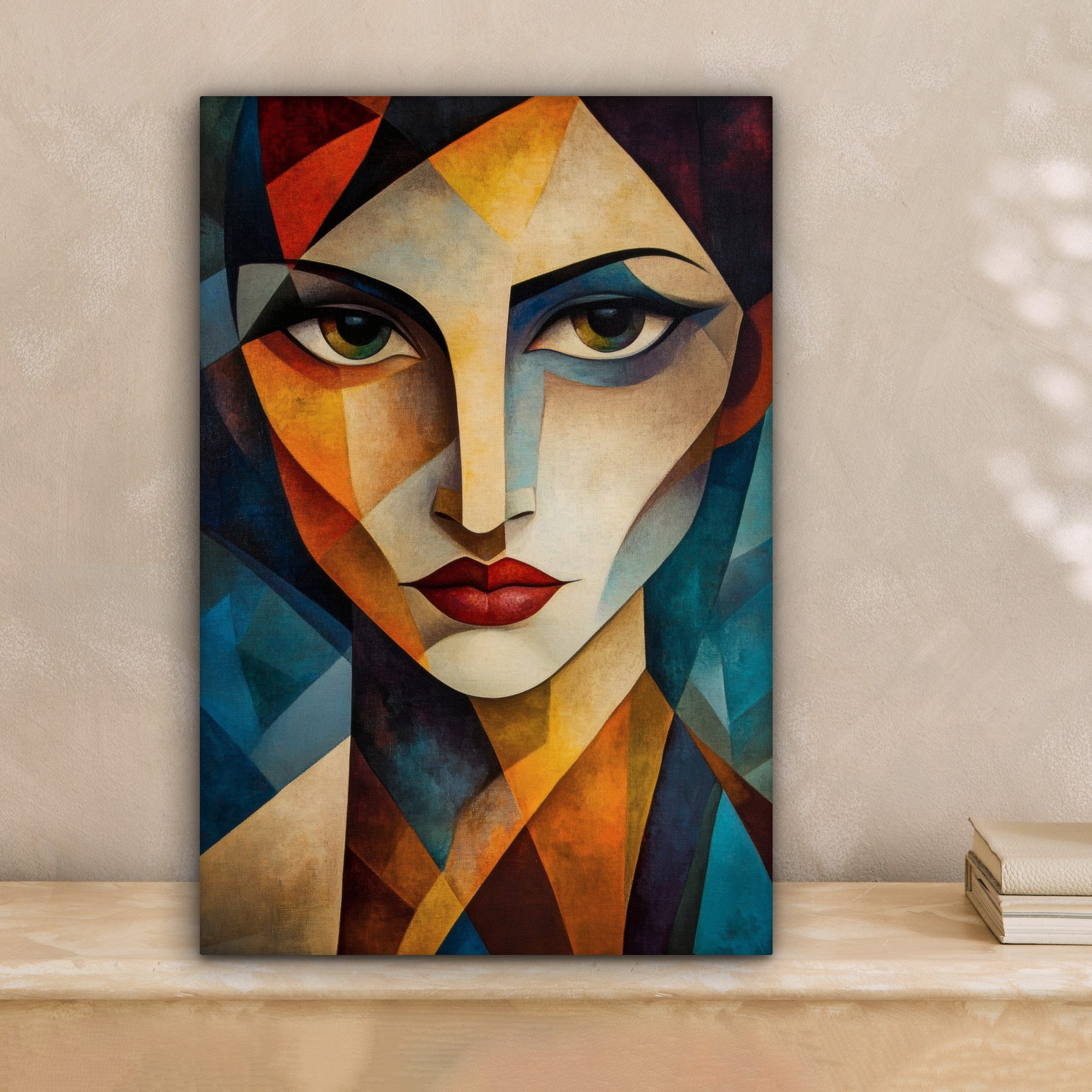 OneMillionCanvasses® Leinwandbild Porträt - Abstrakt - günstig online kaufen