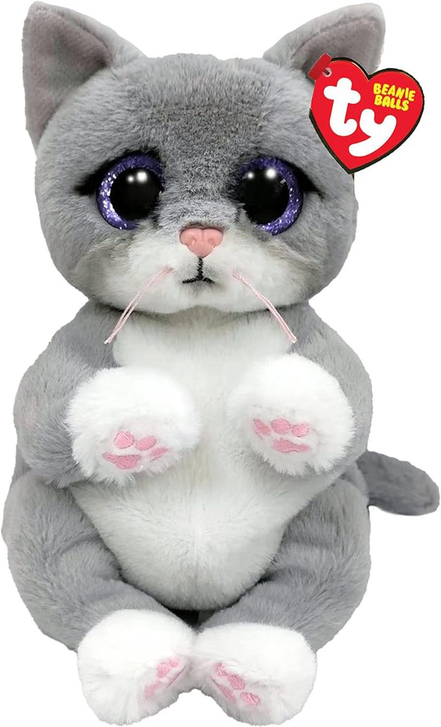 Ty® Plüschfigur Ty 41055 - Morgan Grey Cat - Beanie Bellie - 15cm (6) günstig online kaufen