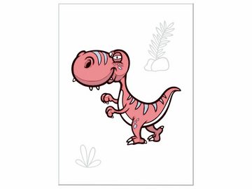 STIKKIPIX Wandbild WBSK01, Dinobande, Dinobande Wandbilder für Ihr Kinderzimmer