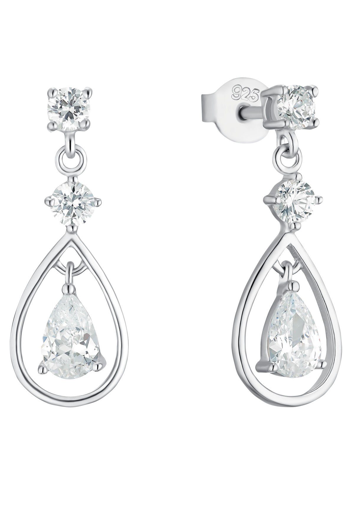 Amor Paar Ohrhänger Tropfen, mit Zirkonia (synth). € 40,50