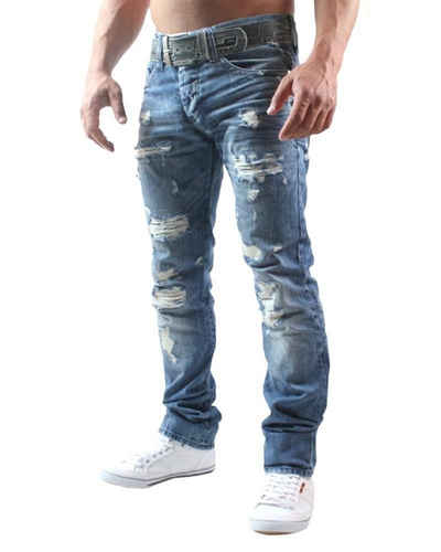 RedBridge Destroyed-Jeans Rebel Stil Regular Fit Premium Qualität