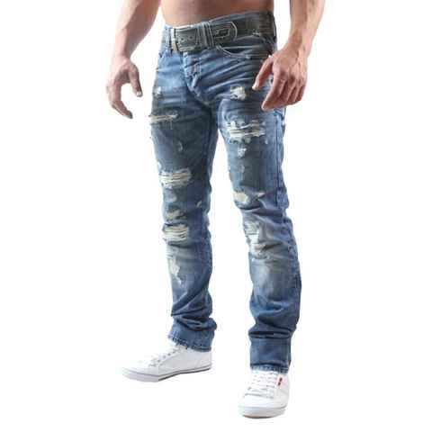 RedBridge Destroyed-Jeans Rebel Stil Regular Fit Premium Qualität