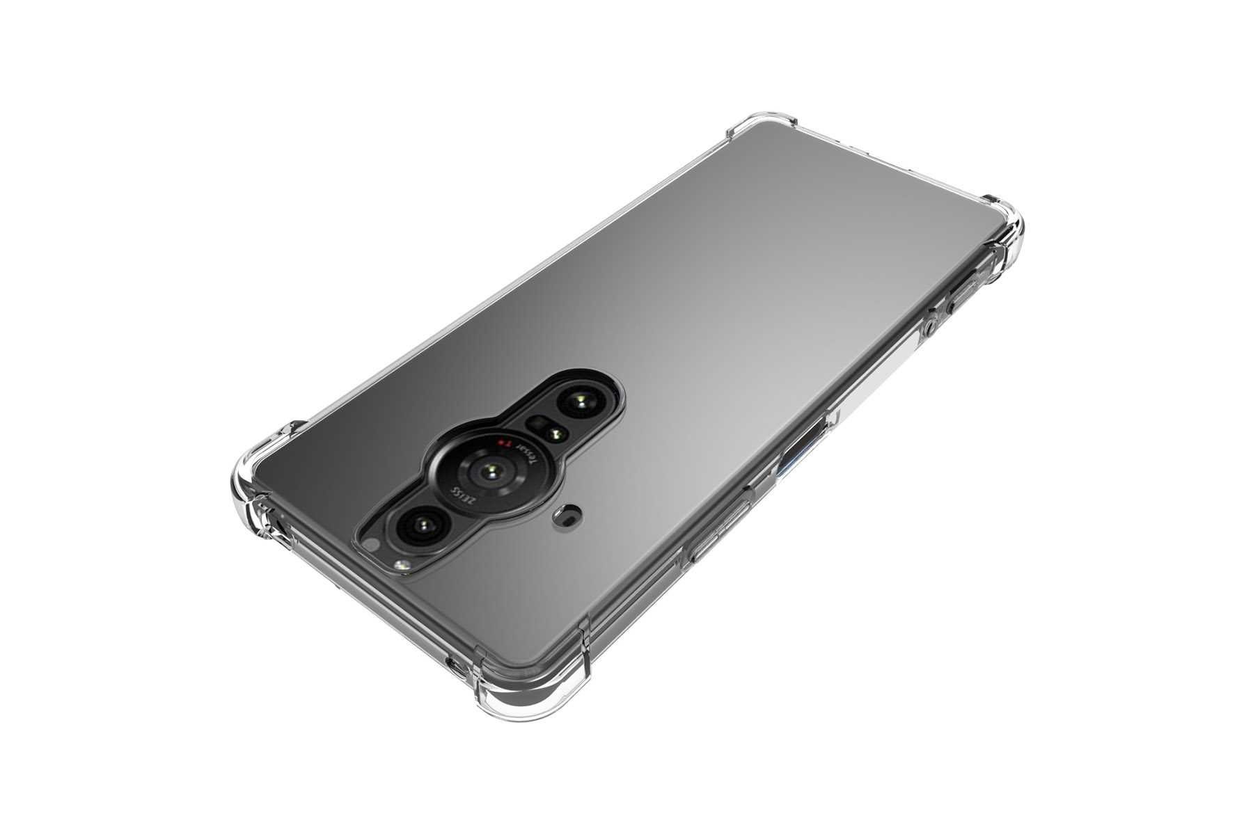 mtb more energy Smartphone-Hülle Clear Armor Case für Sony Xperia PRO-I, Transparente TPU Schutzhülle Case Backcover mit Anti-Shock Verstärkung – Bild 2 von 5