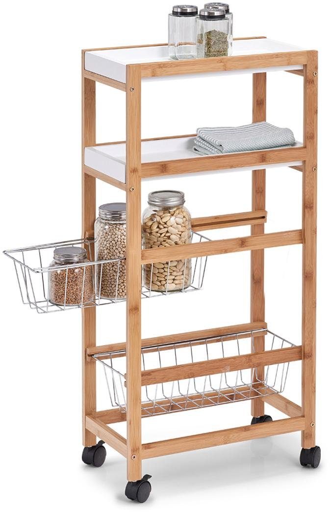 Zeller Present Küchenwagen Bamboo, mit vier Ablagemöglichkeiten günstig online kaufen