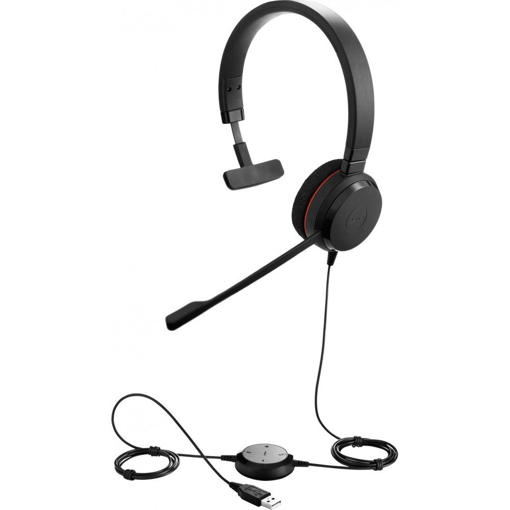 Eliza Jones Laboratories Jabra Evolve 20 UC Mono Headset für besten Klang. Kopfhörer (Hervorragende Klangqualität, Hervorragende Klangqualität)