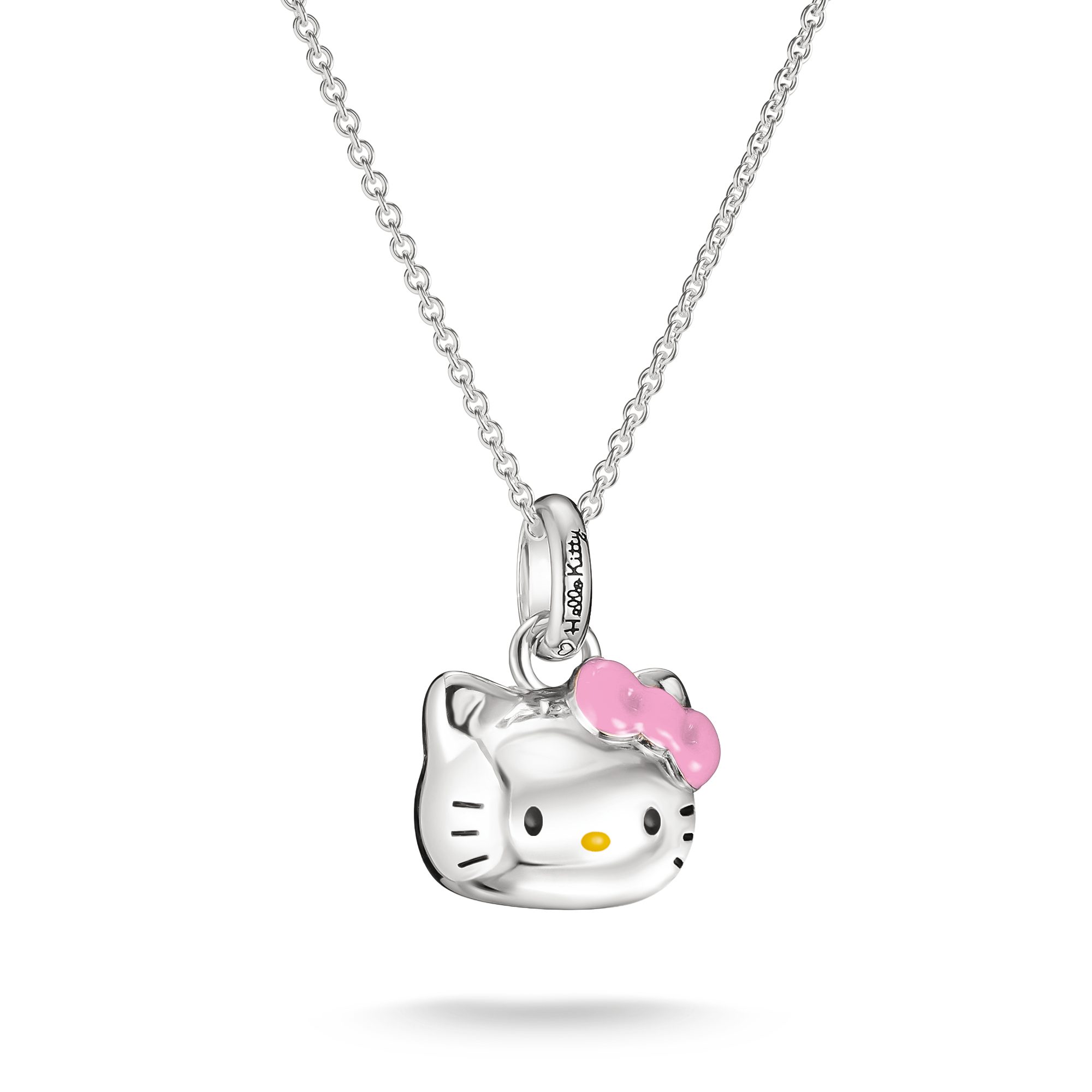 THOMAS SABO Kette mit Anhänger THOMAS SABO ♡ Hello Kitty Kette mit pinker Schleife, Emaille