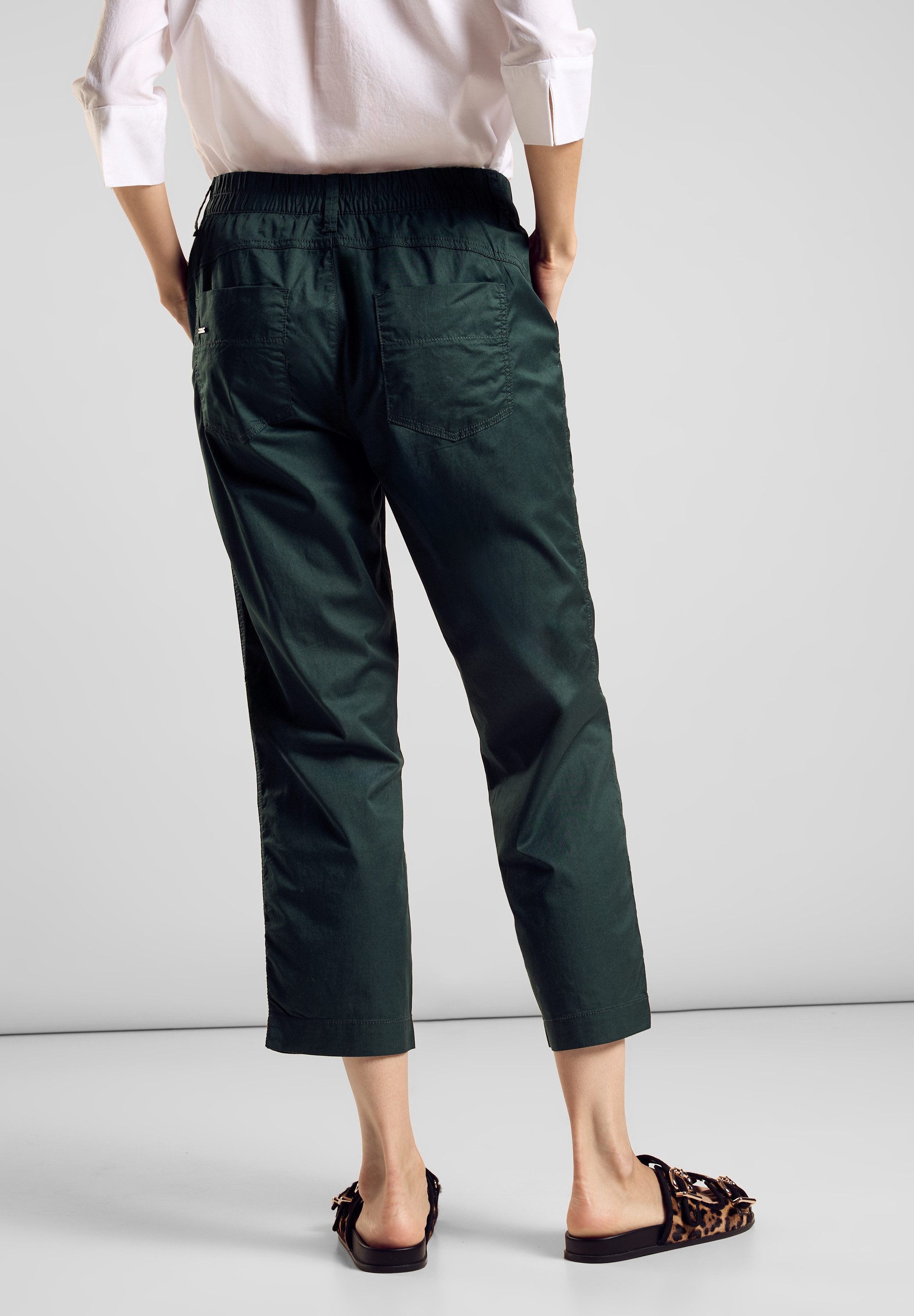 STREET ONE Röhrenhose Middle Waist
