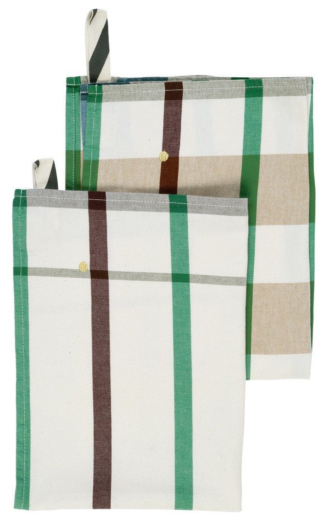 La cerise sur le gâteau Geschirrtuch Geschirrtuch (2 Set) Archie Gazon 50x70 cm, (1-tlg., 1 x Geschirrtuch), gewebt