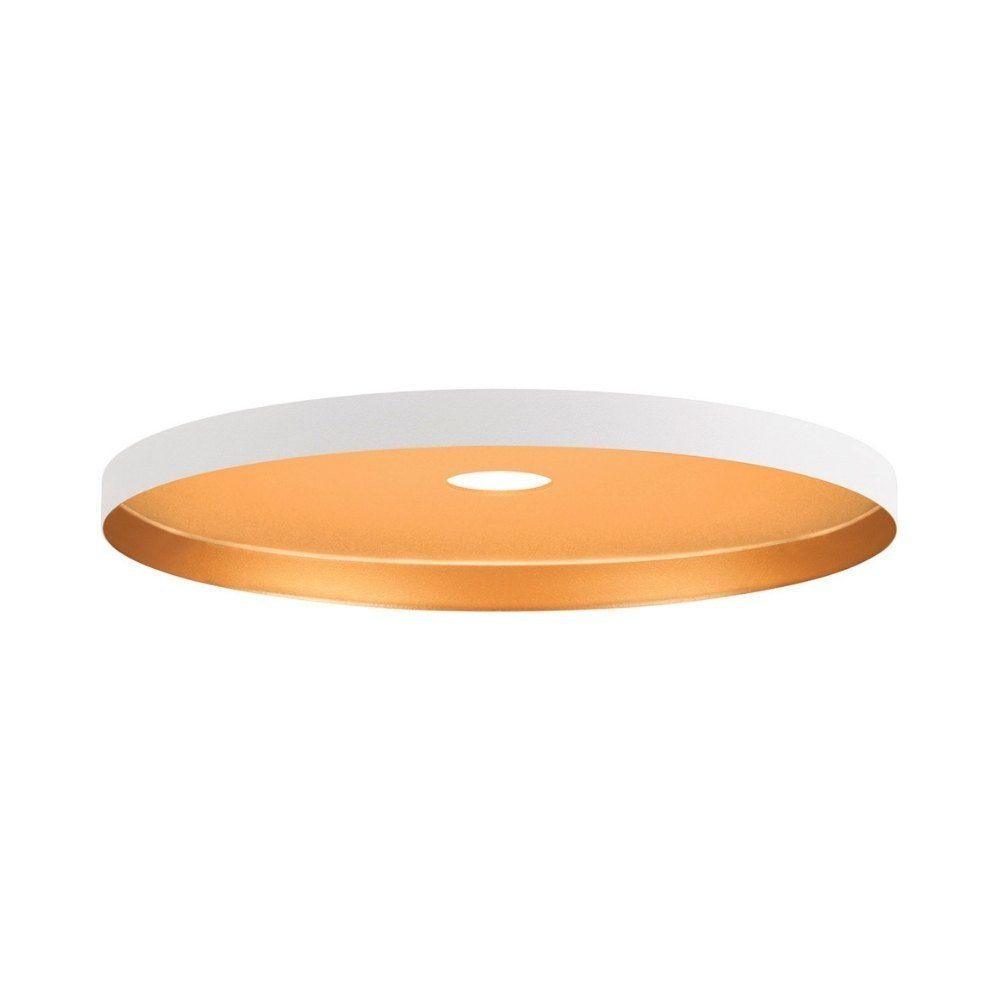 SLV Lampenschirm Mix&Match Leuchtenschirm Lalu Plate in Weiß und Gold 220mm, Lampenschirme