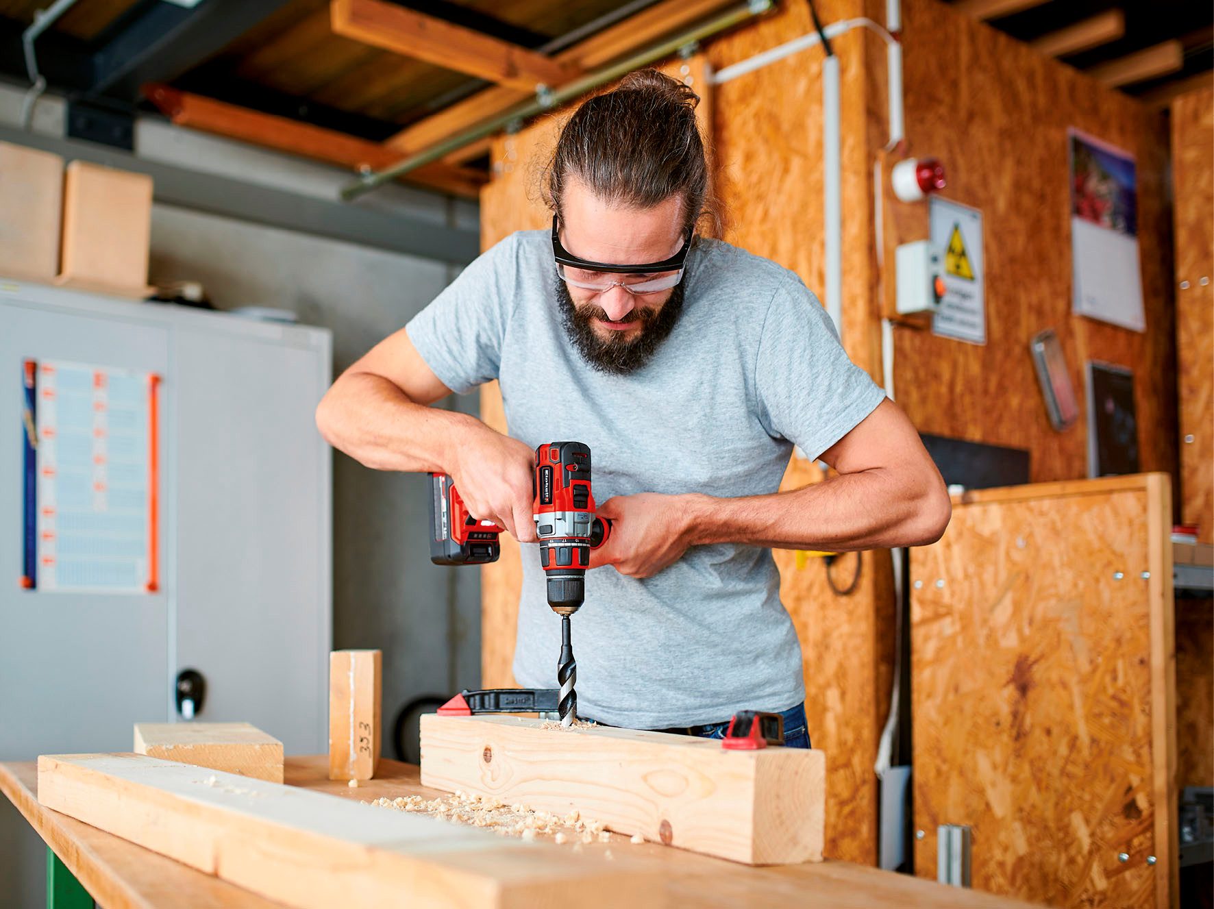 Einhell Akku-Bohrschrauber TE-CD 18 Li Brushless - Solo, max. 1800 U/min, Power X-Change, ohne Akku und Ladegerät