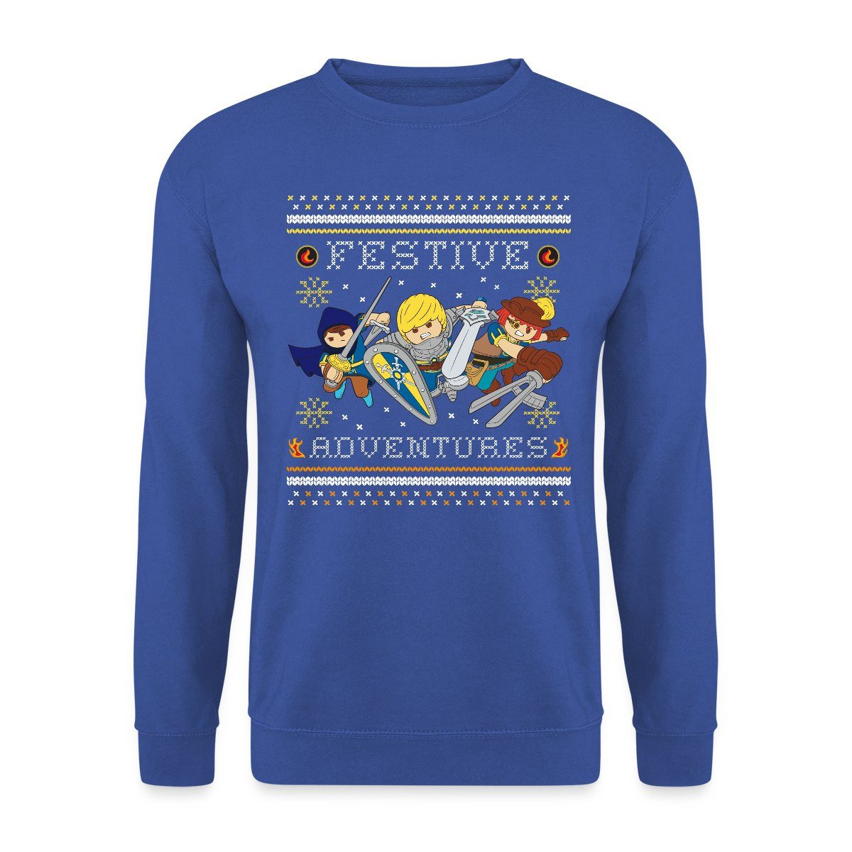 Sweatshirt Playmobil Novelmore Abenteuer Ugly Christmas Unisex Pullover