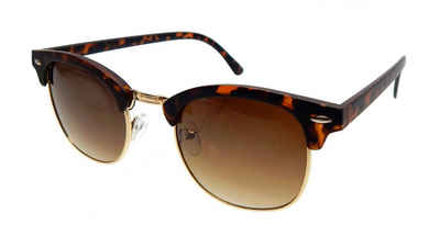 Ella Jonte Retrosonnenbrille Sonnenbrille schwarz oder braun Retro Unisex UV400