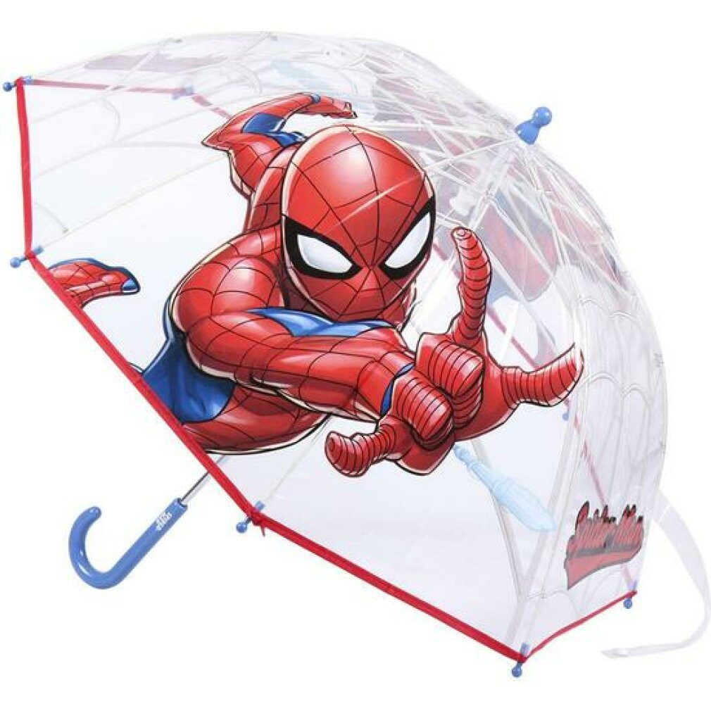 Artesanía Stockregenschirm Regenschirm Spiderman 45 cm Rot (71 cm)