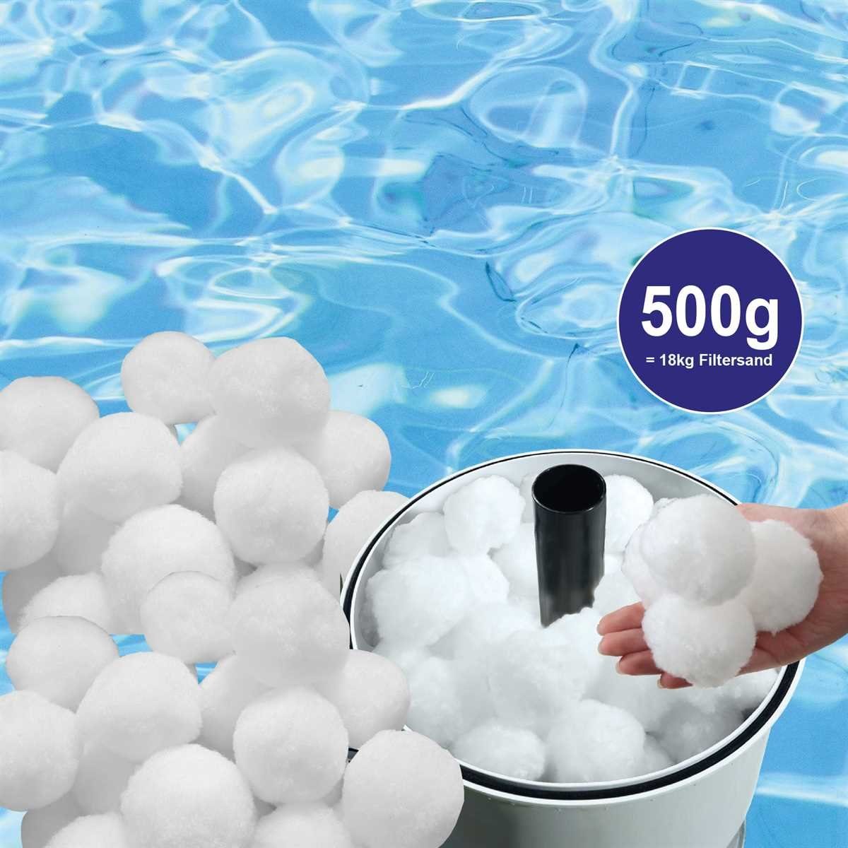 Bestlivings Sandfilteranlage (500gr Filterbälle für Pool-Filteranlagen), günstig online kaufen