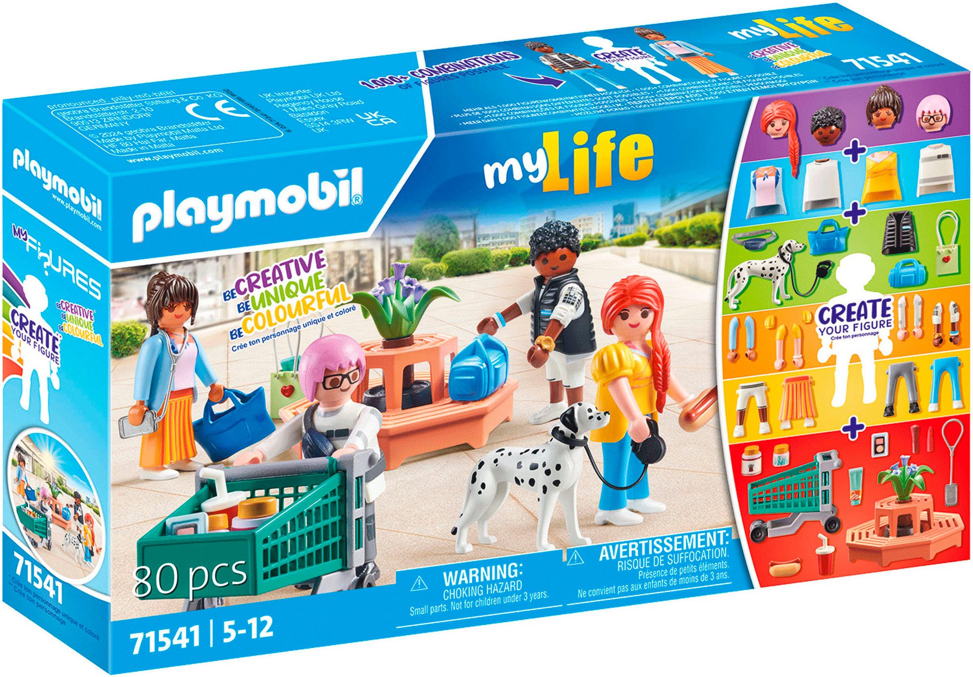 Playmobil® My Figures: Shopping (71541), My Life Konstruktions-Spielset, (8 günstig online kaufen