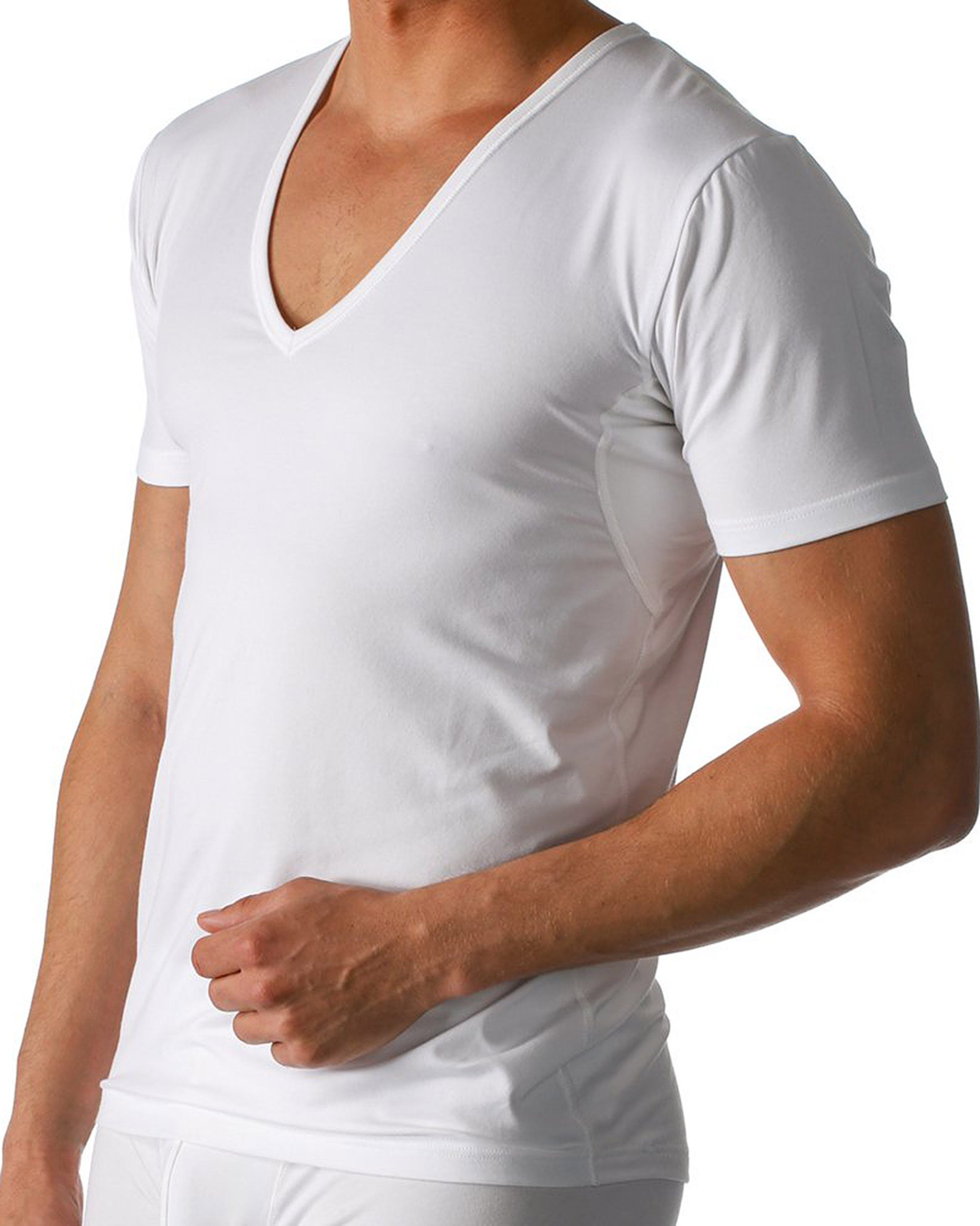 Mey Unterziehshirt DRY COTTON FUNCTIONAL (Vorteils-Pack, 2-St., 2er-Pack) Herren Unterhemd Kurzarm mit COOLMAX Funktion, im Vorteilspack weiss (101)