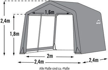 ShelterLogic Foliengerätehaus, BxT: 246x244 cm