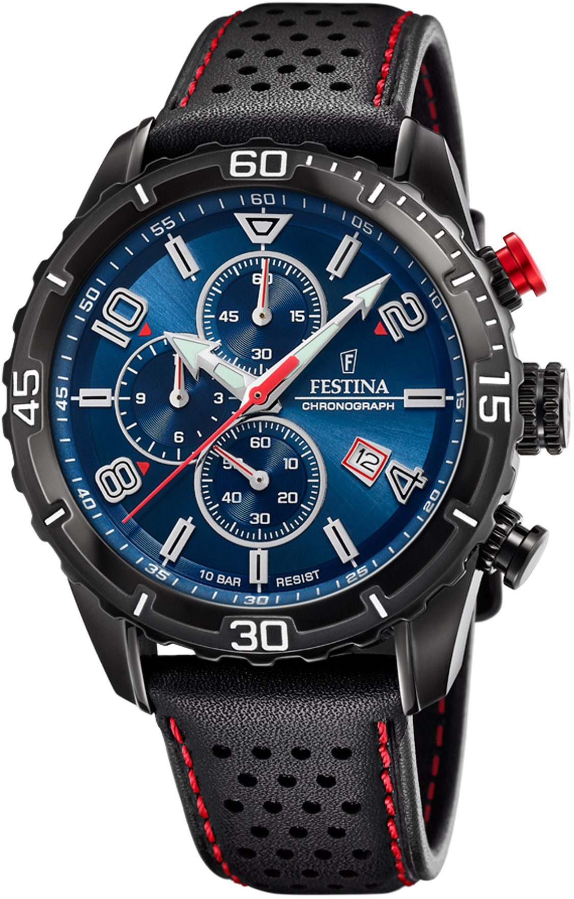 Festina Chronograph F20519/2, Armbanduhr, Quarzuhr, Herrenuhr, Stoppfunktio günstig online kaufen
