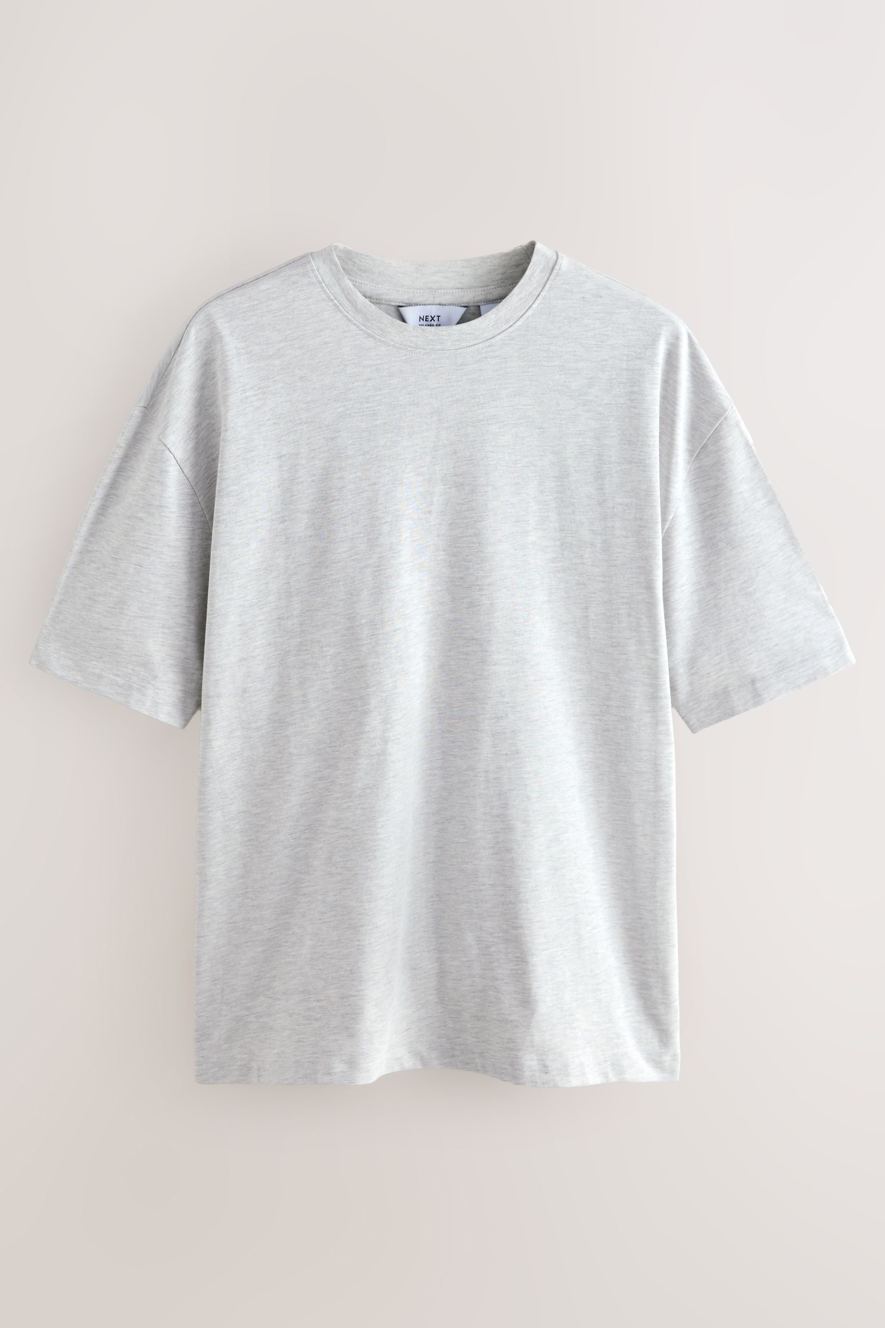 Next T-Shirt Schwere Relaxed Fit T-Shirts im 3er Pack (3-tlg)