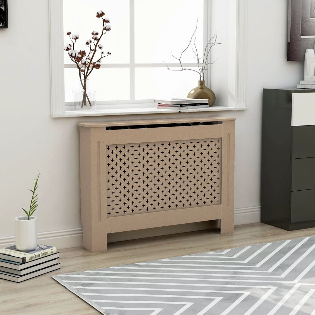 vidaXL Heizungsverkleidung 112 x 19 x 815 cm Heizungsverkleidung Heizungsabdeckung Heizkörperverk