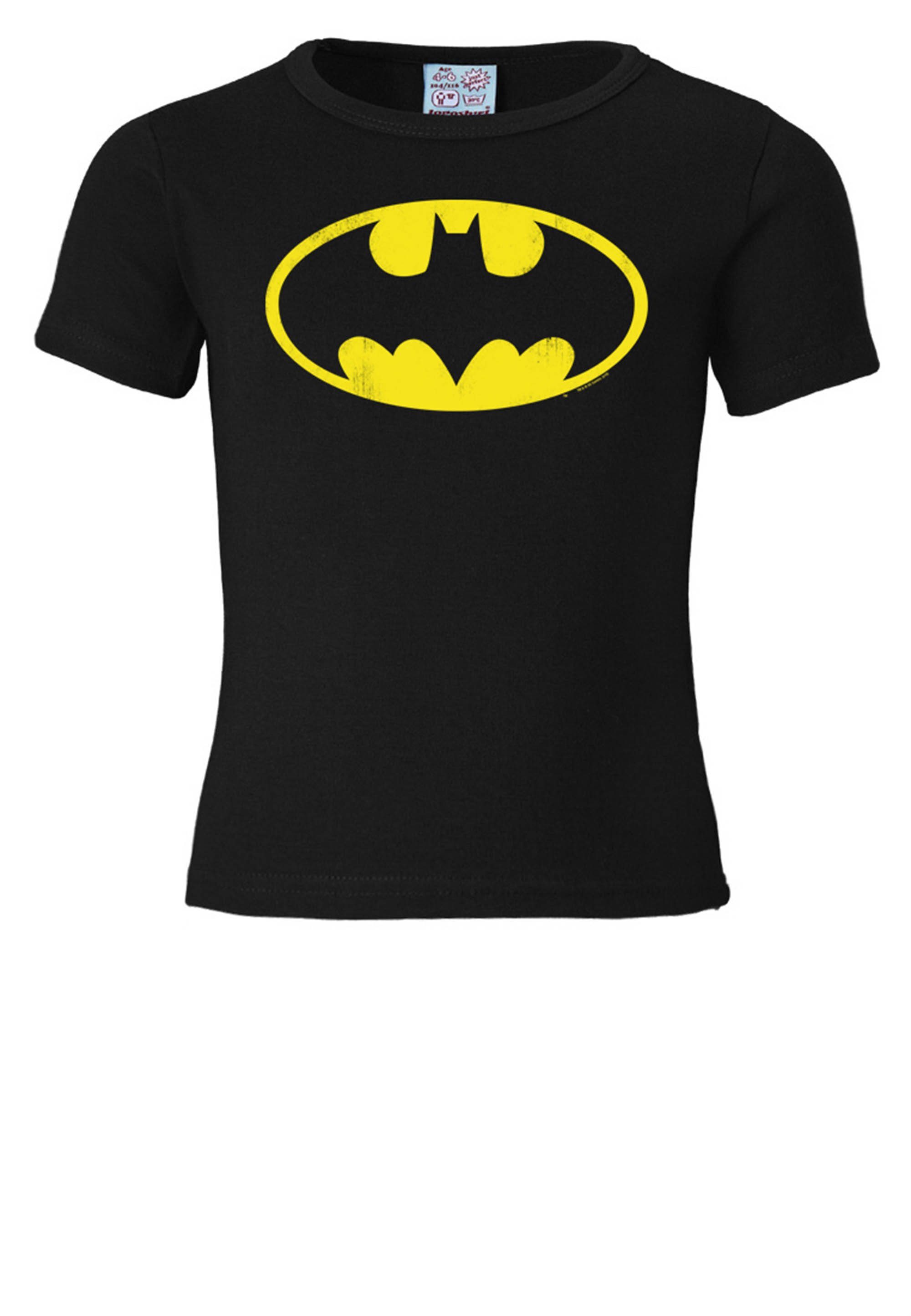 T-Shirt Logo-Druck mit Batman Superhelden LOGOSHIRT