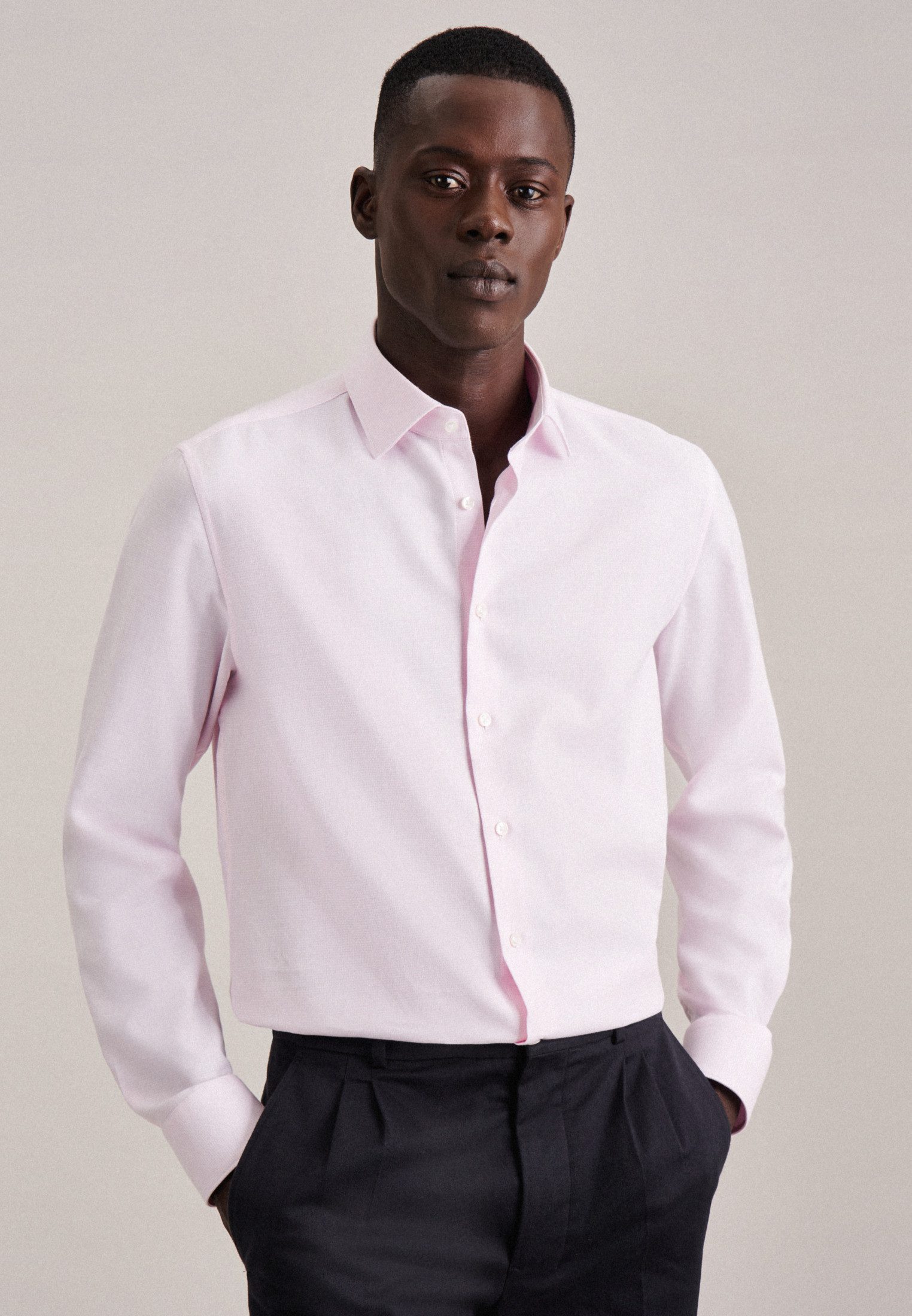 Businesshemd Schwarze Rose