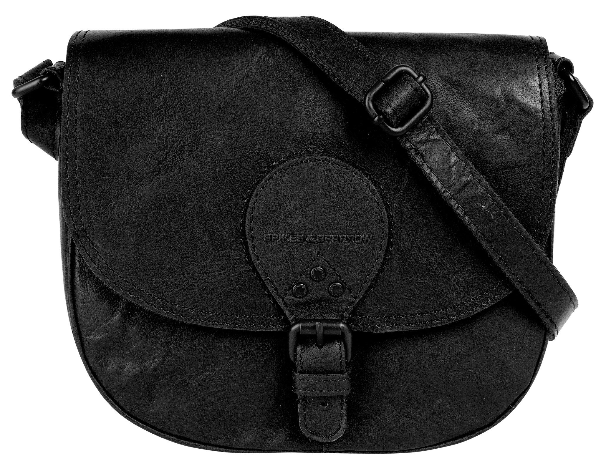Spikes & Sparrow Umhängetasche SPIKES & SPARROW Damen echt Leder, echt Leder