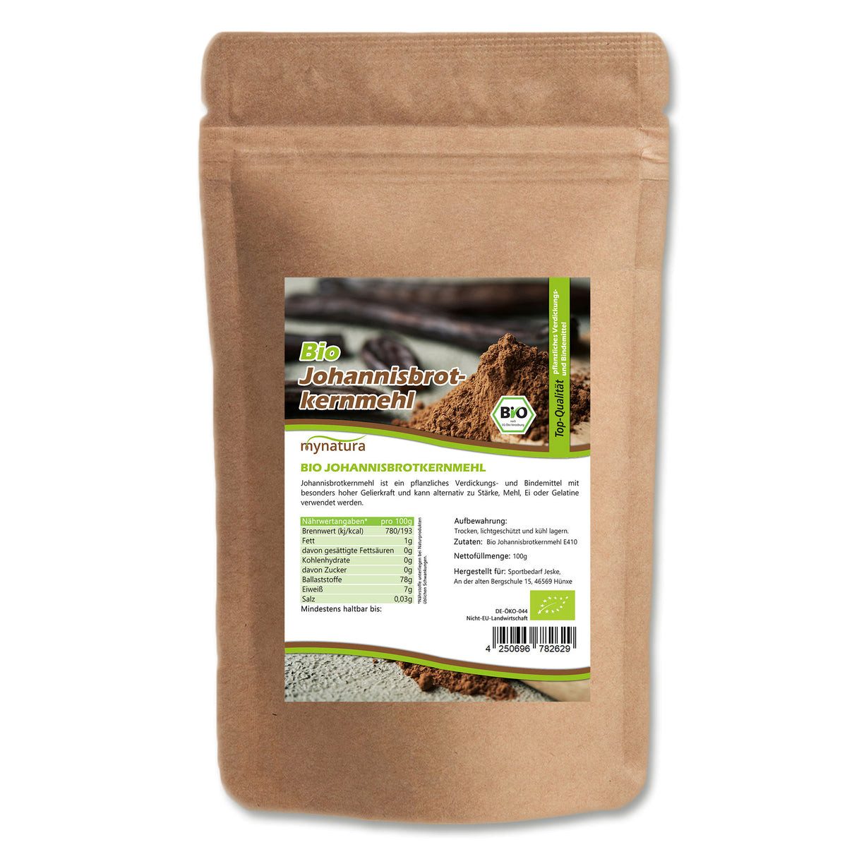 Mynatura Mehl Mynatura Bio Johannisbrotkernmehl E410