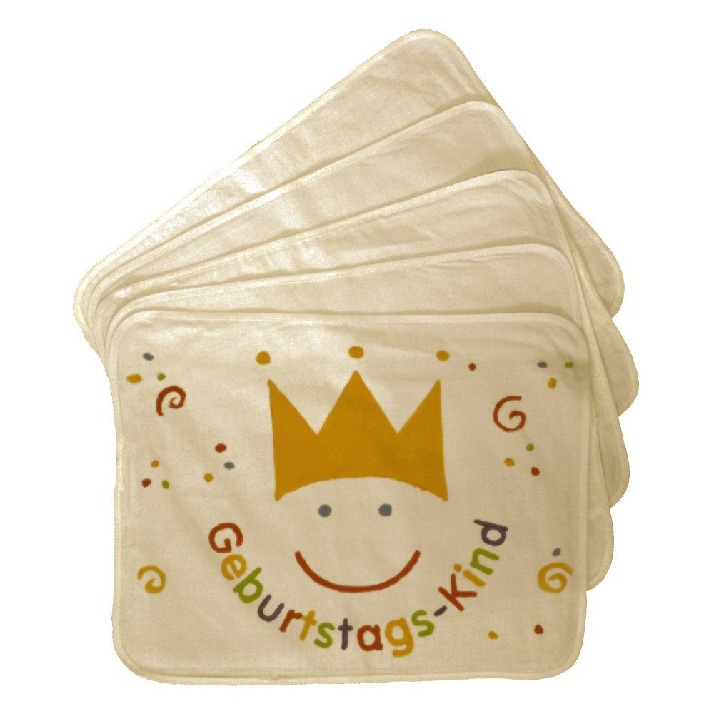 EDUPLAY Experimentierkasten Platzdeckchen zum selbst gestalten 45 x 35 cm, 100% Baumwolle