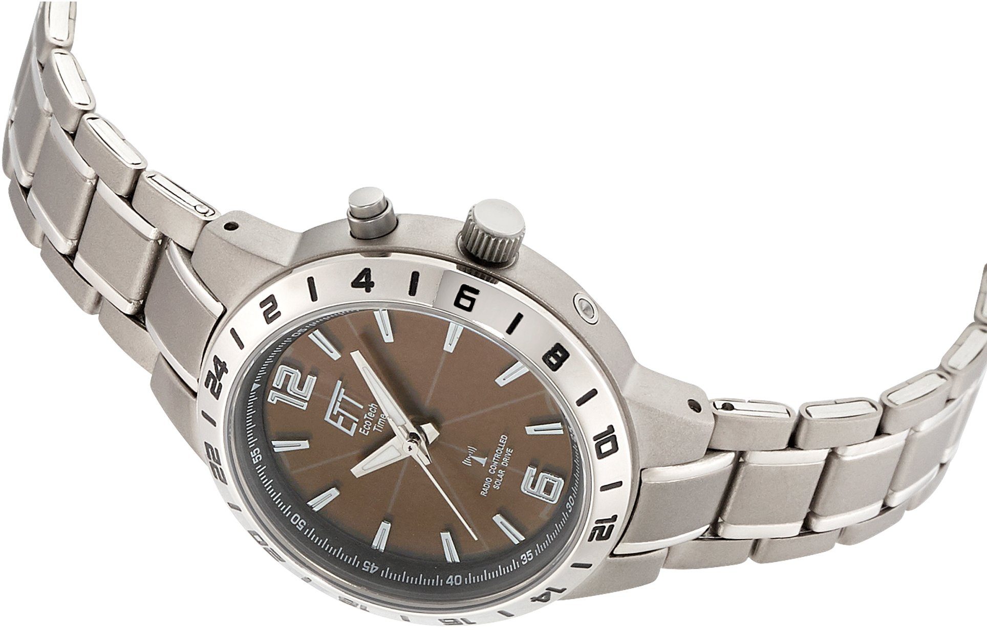 ETT Funkuhr Titan Basic ELT-11446-21M, Armbanduhr, Damenuhr, Solar, Titan günstig online kaufen