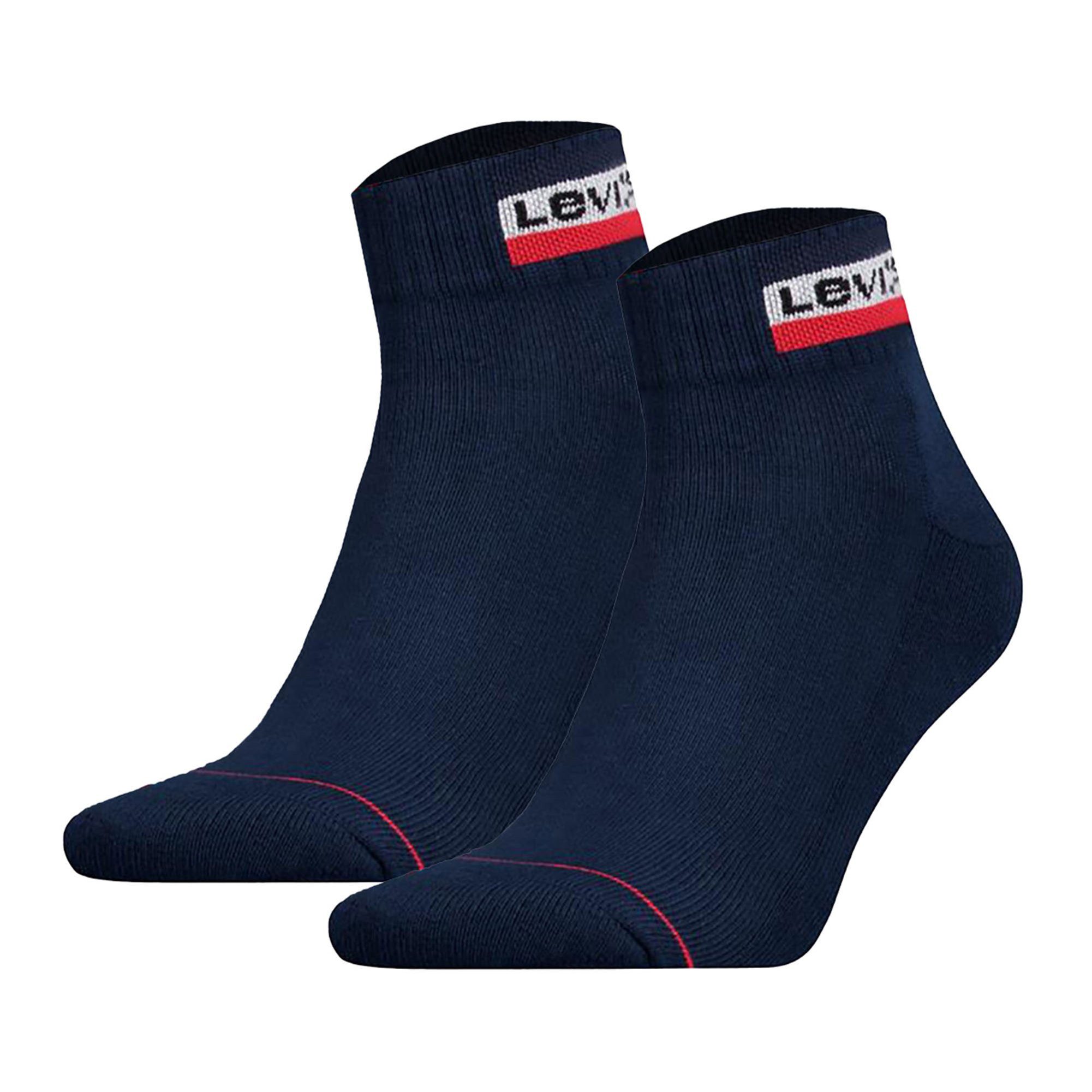 Levi's® Kurzsocken Unisex Socken 2er Pack Baumwolle (Packung, 2er Pack)