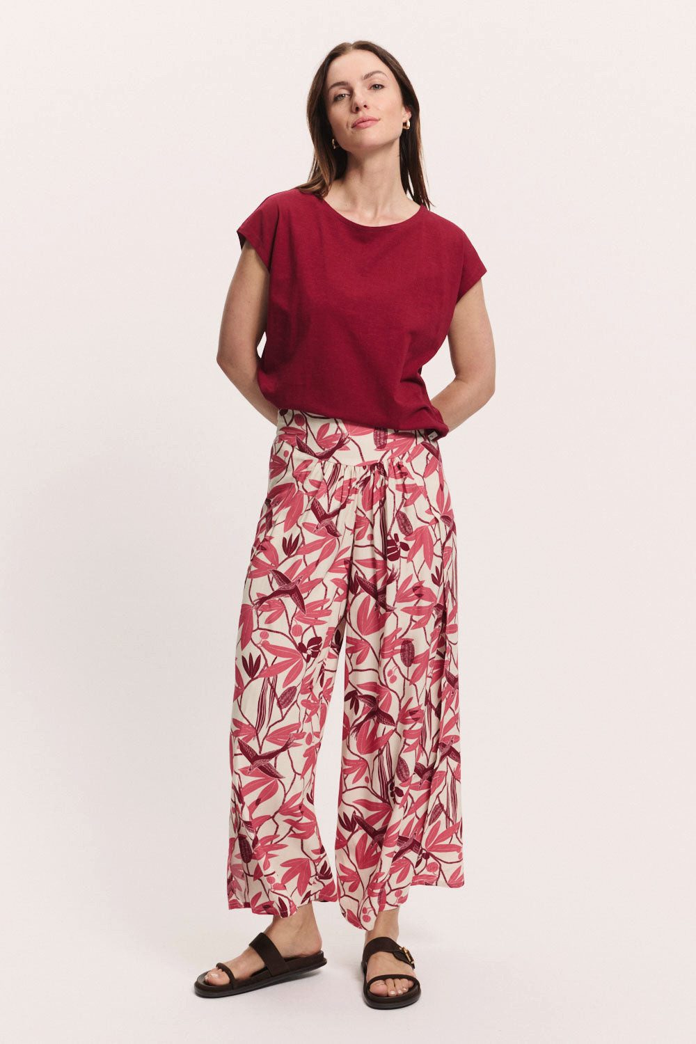 Tranquillo Stoffhose Hose Vickyy EcoVero Viskose Nachhaltige EcoVero™ Viskose