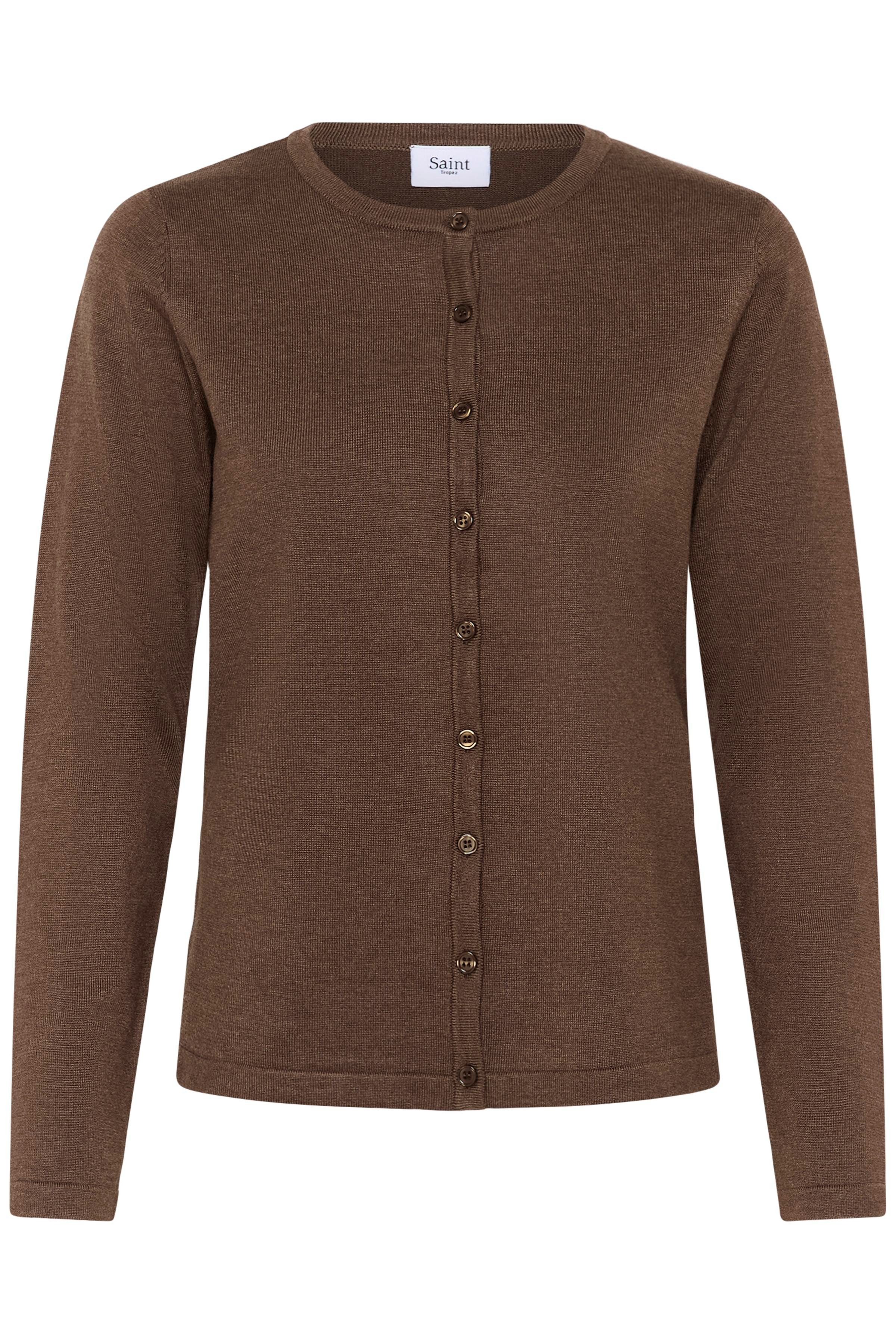 Saint Tropez Strickjacke A8661, MilaSZ R-Neck günstig online kaufen