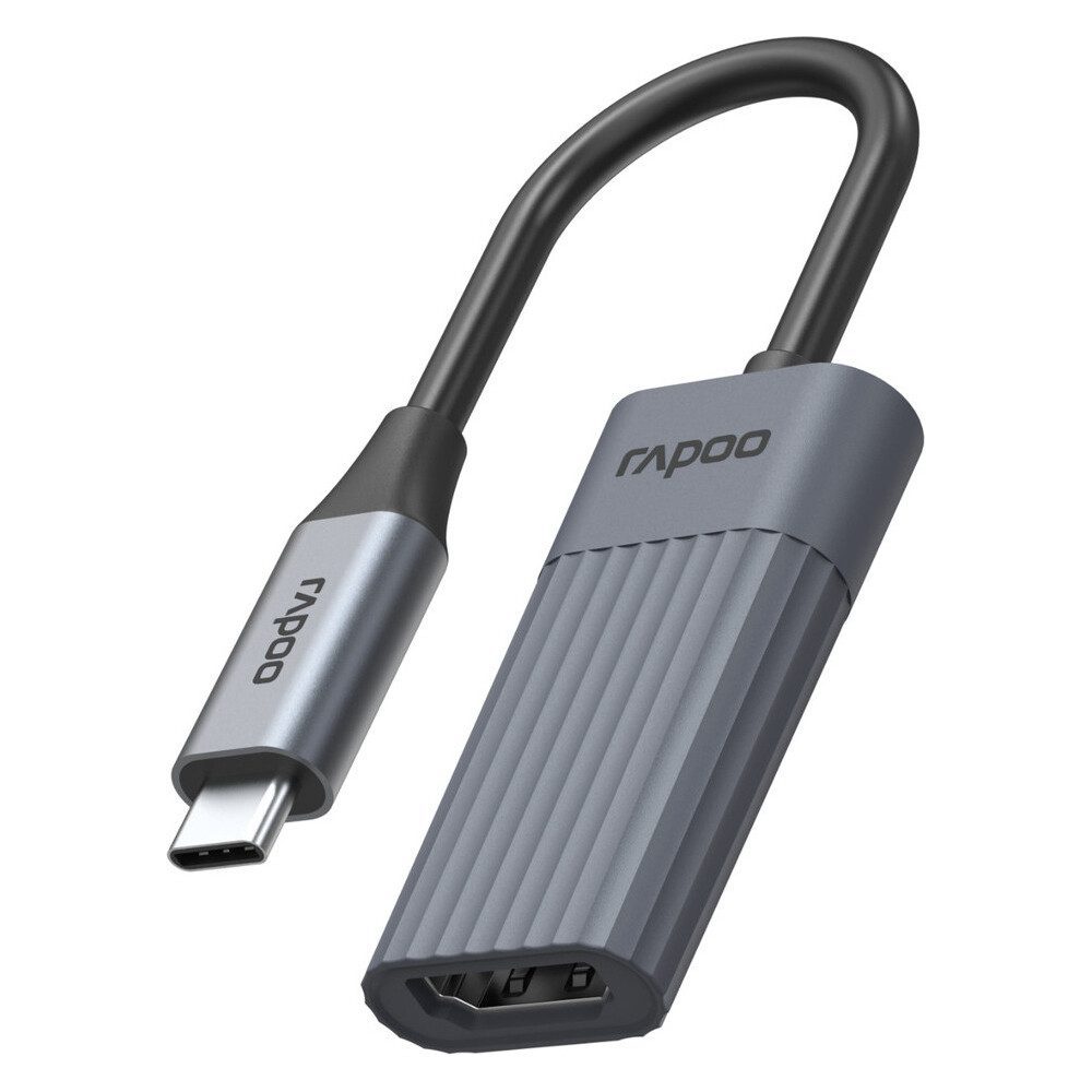 Rapoo Rapoo USB-C>HDMI Adapter für 4K Displays. HDMI-Adapter HDMI, Leicht und tragbar