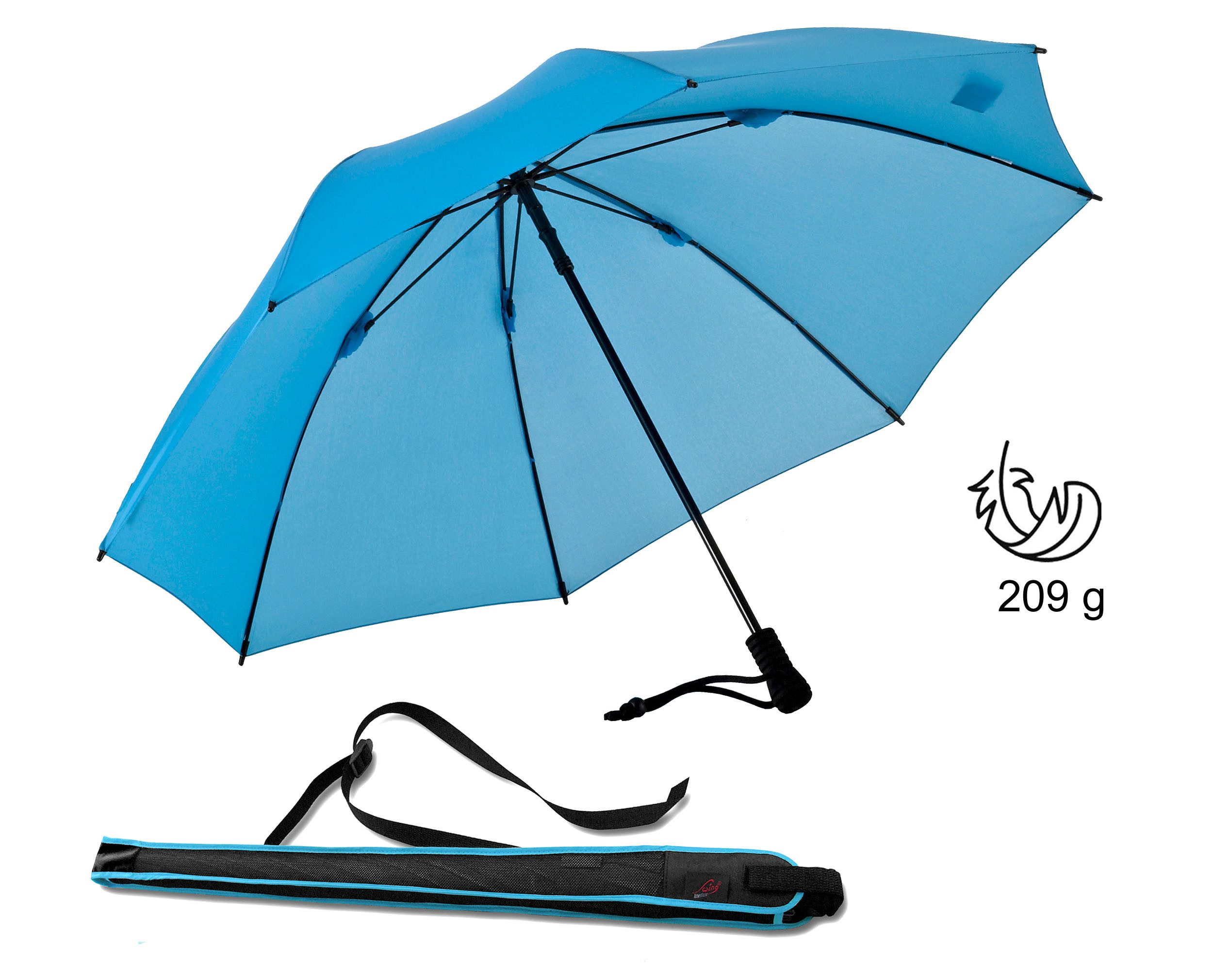 EuroSCHIRM® Stockregenschirm Swing liteflex, mit Schultertragegurt an der H günstig online kaufen