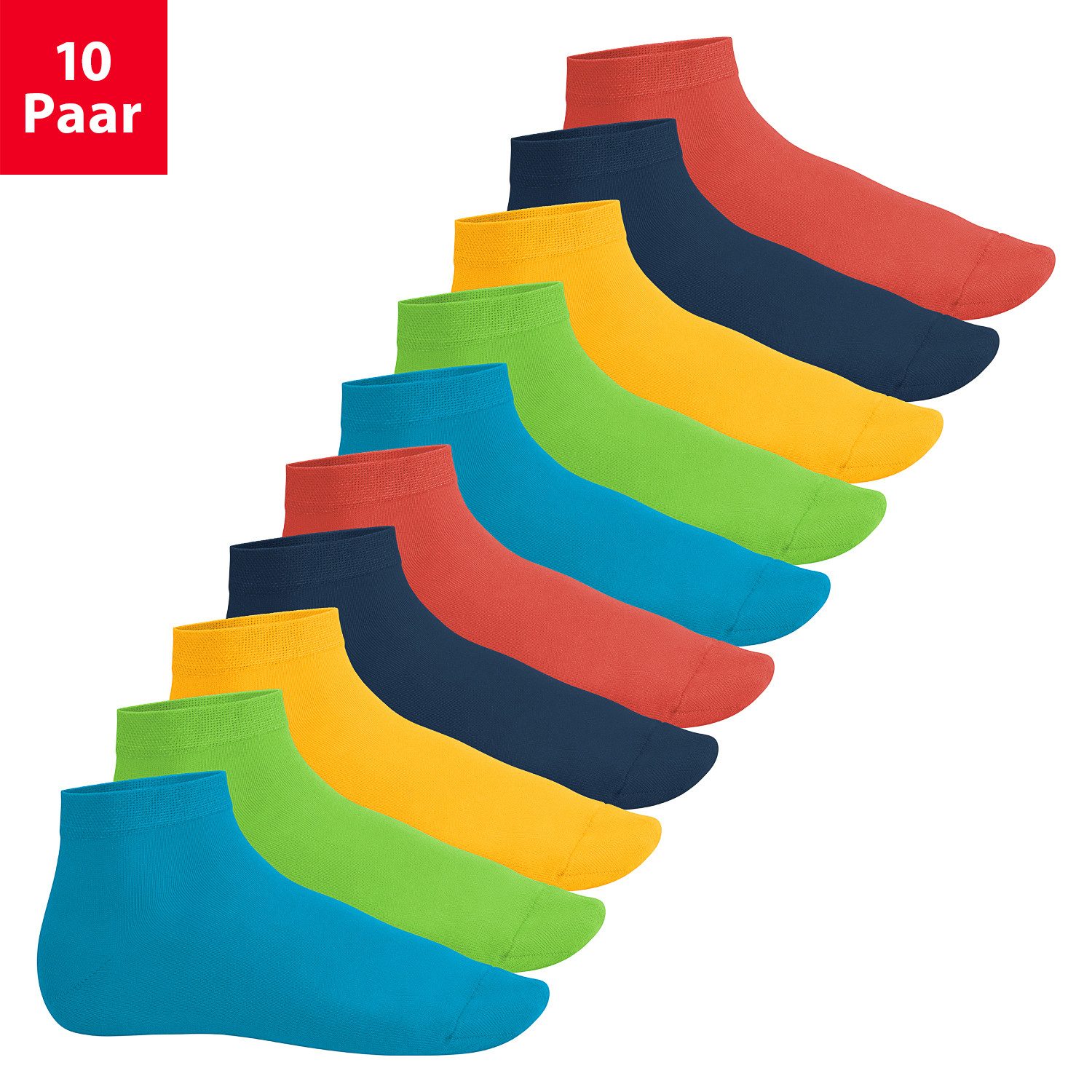 Footstar Kurzsocken EVERYDAY! 10 Paar Quarter Socken Kurzsocken Kurze Baumw günstig online kaufen