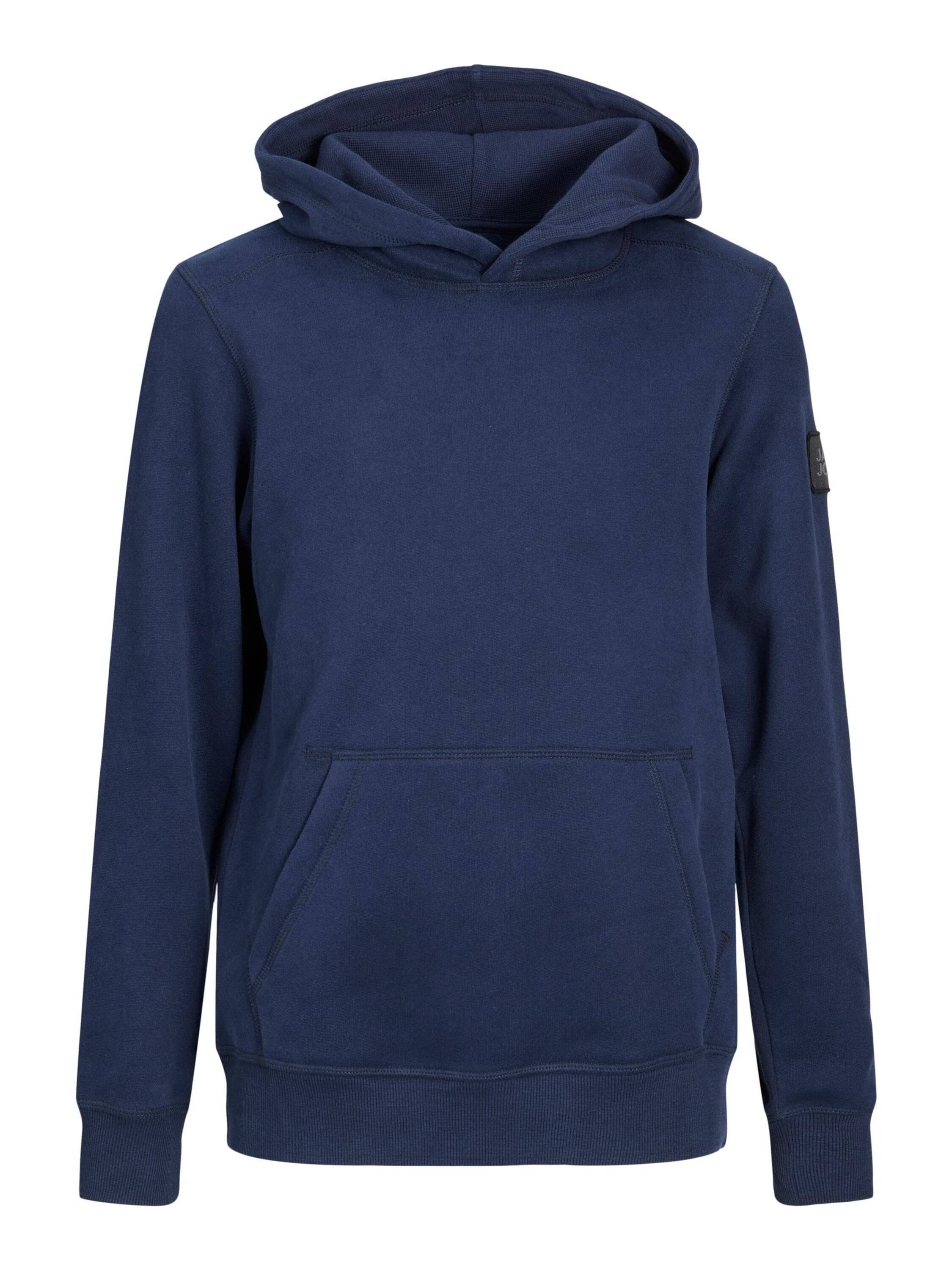 Jack Jones Junior & Dunkelblau (1-tlg) Weiteres Detail Sweatshirt