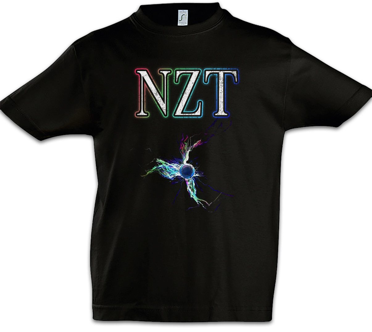 Print-Shirt NZT Kinder T-Shirt The NZT-48 48 Dark Limitless Fields Ohne Limit TV