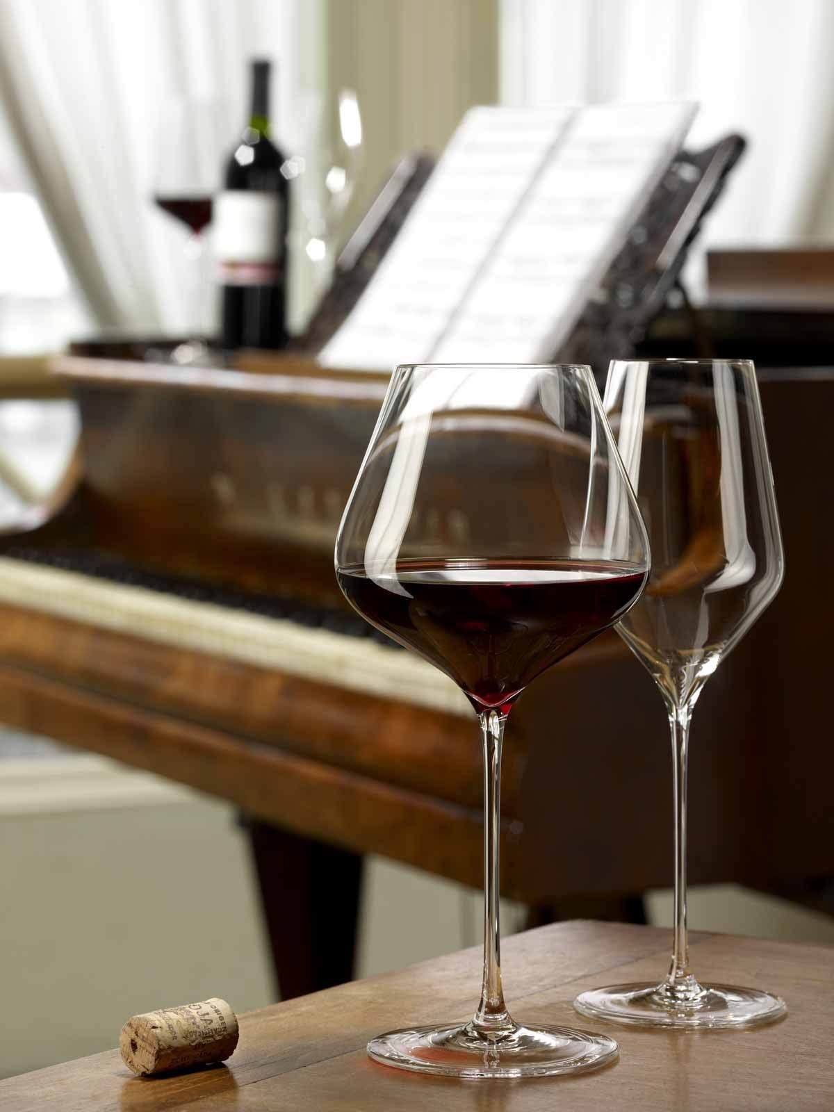 Stölzle Weinglas Q1 Süßweinkelche 320 ml 2er Set, 2-tlg., Glas