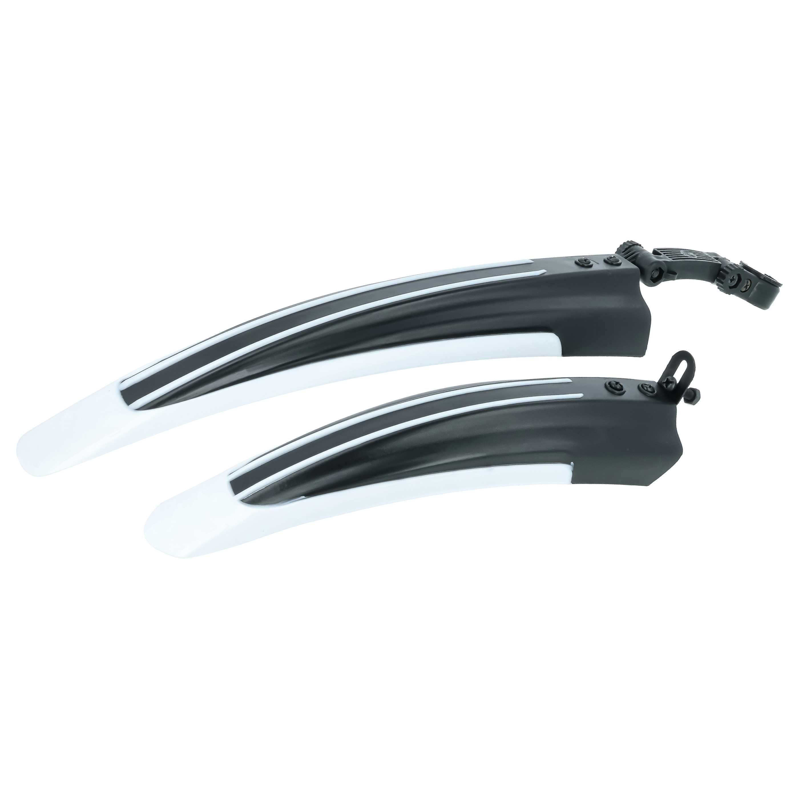 vhbw Schutzblech für Fahrrad, Robuste Schutzbleche für alle Fahrräder mit einem Rohrdurchmesser von