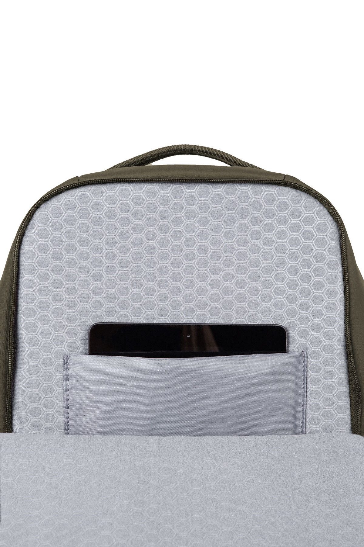 CoolPack Schulranzen Rucksack BORDER Olivgrün (1 Stück), 3 Hauptfächer, Anti-Diebstahl-Fach, ergonomisch
