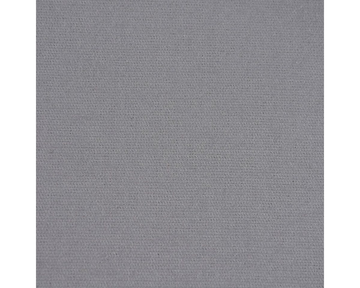 Thumbnail - SCHÖNER LEBEN. Stoff Bekleidungsstoff Baumwollstoff Flanell dünn uni grau 1,42m Breite