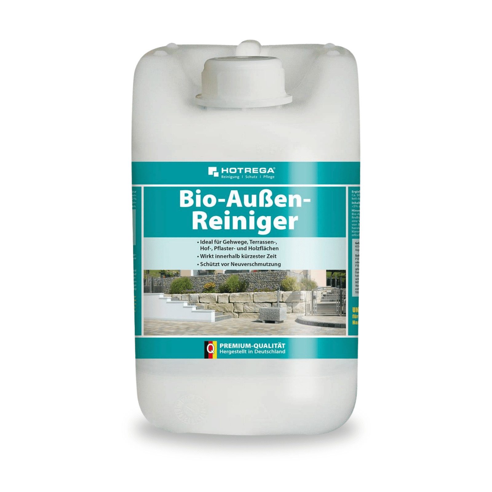 HOTREGA® Bio Außenreiniger Steinreiniger Terrassenreiniger Pflasterreiniger 5L Universalreiniger