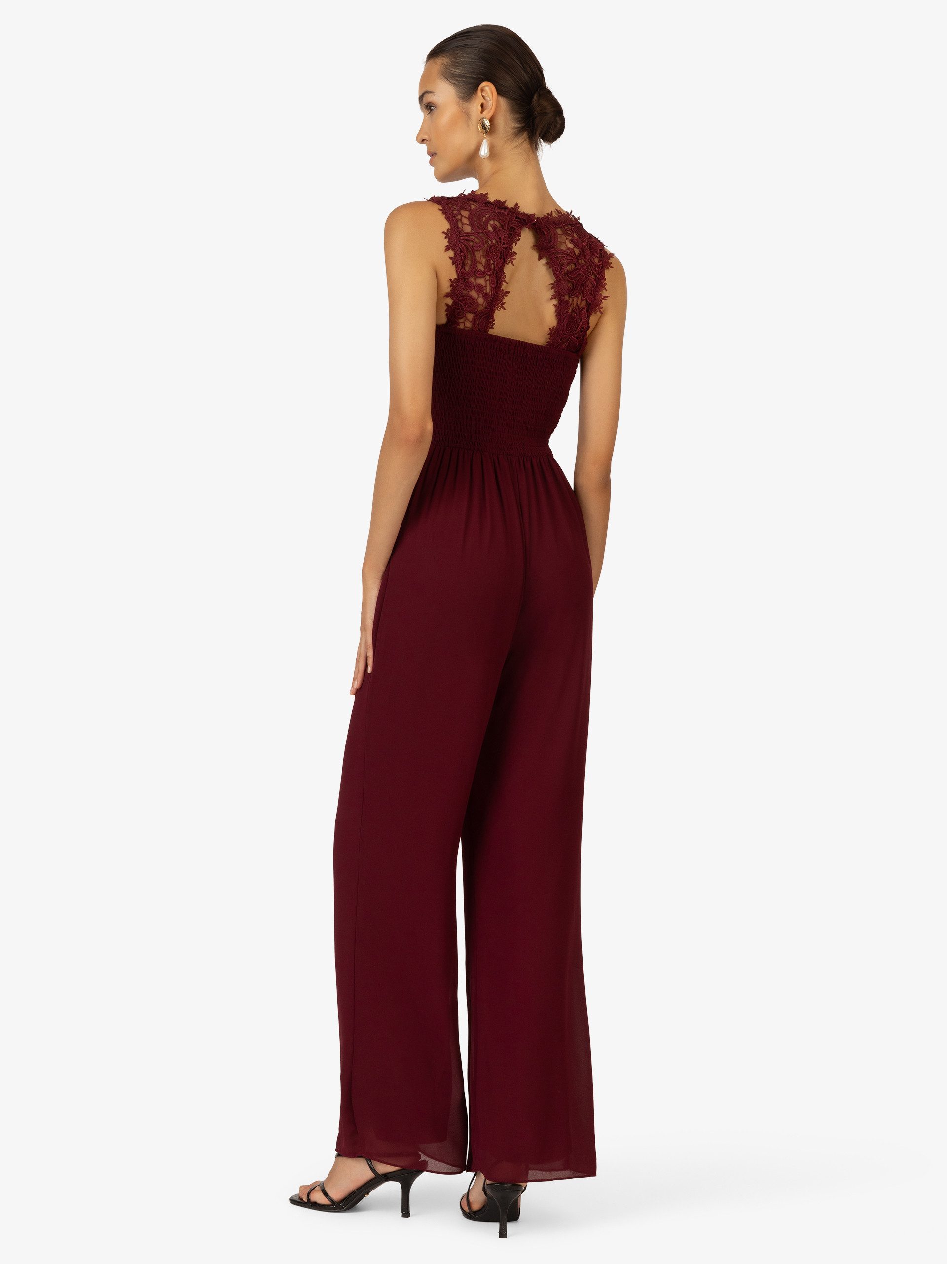 Kraimod Jumpsuit mit Spitzenoberteil