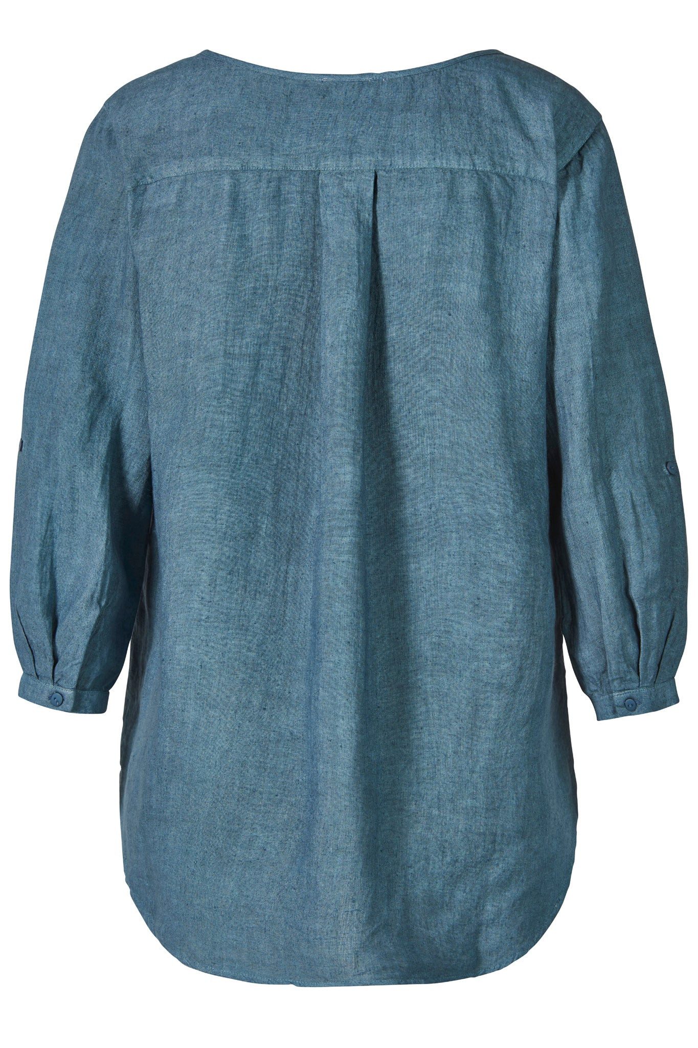 Himalaya Clothing Langarmbluse 3/4 Arm Bluse mit dekorativer Falte und krem günstig online kaufen