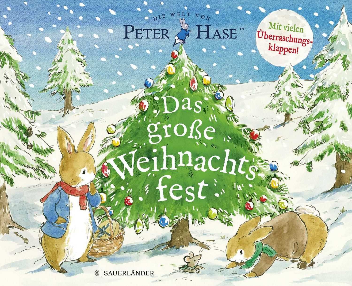 Peter Hase Das große Weihnachtsfest / Beatrix Potter, Klappenbuch mit Weihnachtsgeschichte zur Adventszeit für Kinder ab 3 Jahre  Kinderbuch Klassiker für die Weihnachtszeit (schönes Weihnachtsgeschenk)