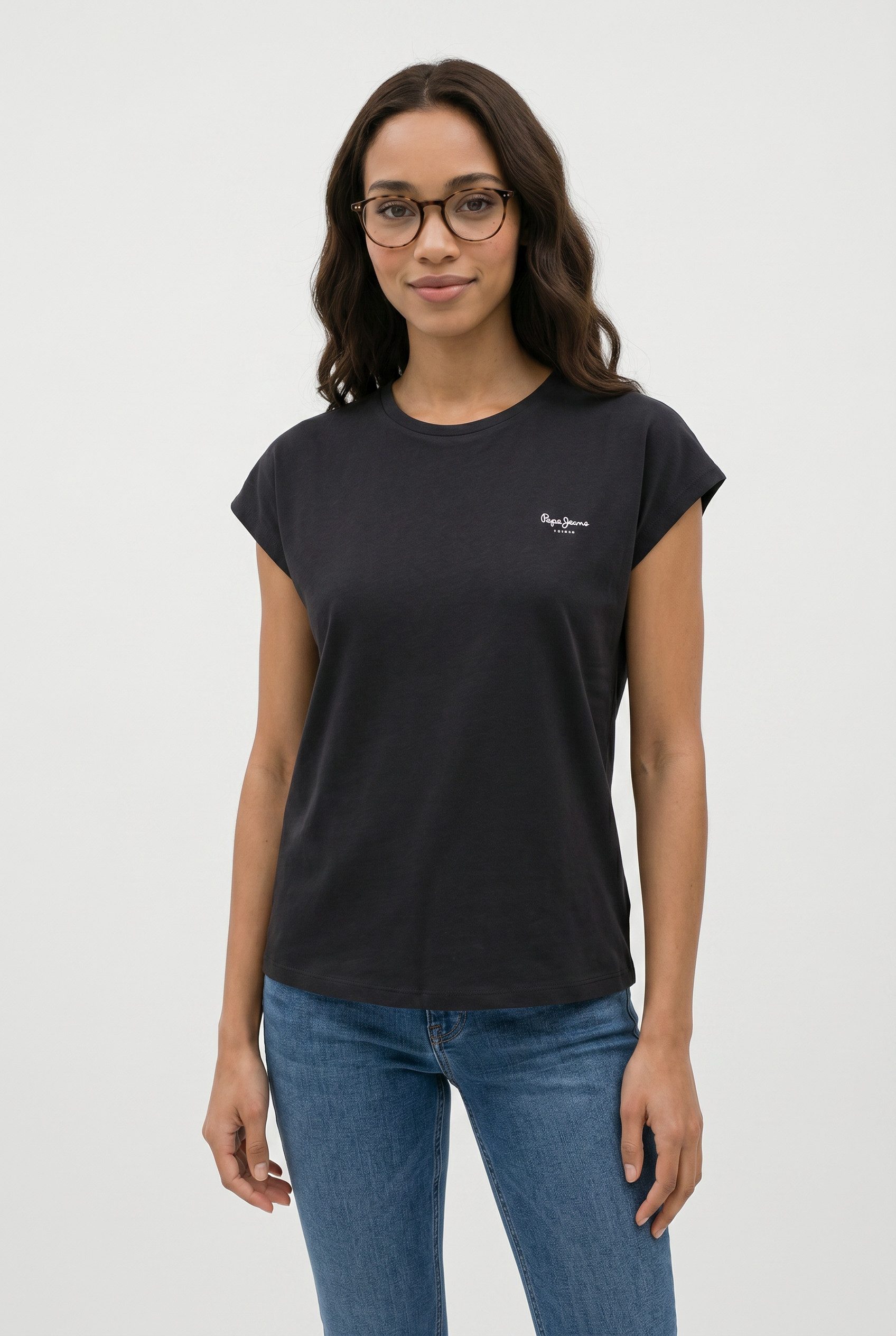 Pepe Jeans T-Shirt BLOOM im Slim Fit, Rundhals