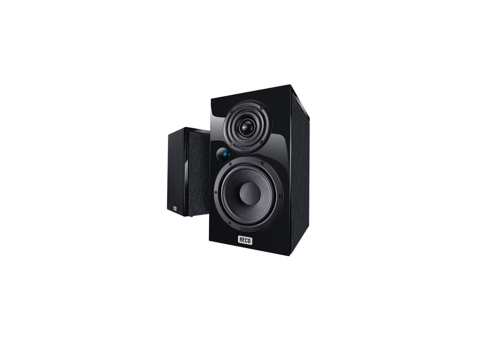 Heco Heco Aurora 200P Bluetoothlautsprecherset schwarz Regal-Lautsprecher