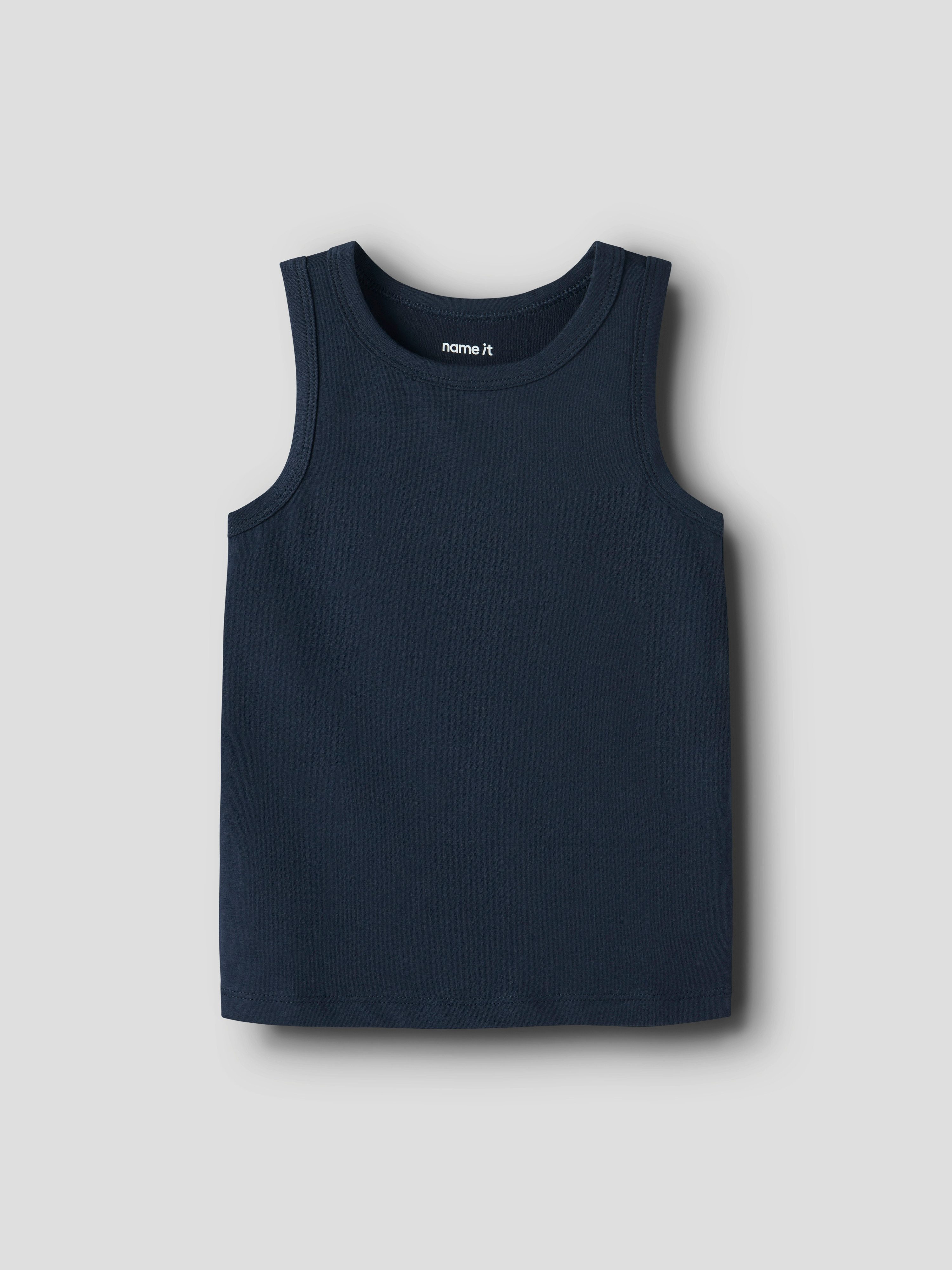 Name It Unterhemd NMMTANK TOP 2P NAVY DINO NOOS (Packung, 2-St) Baumwollmischung, uni und bedruckt im Set