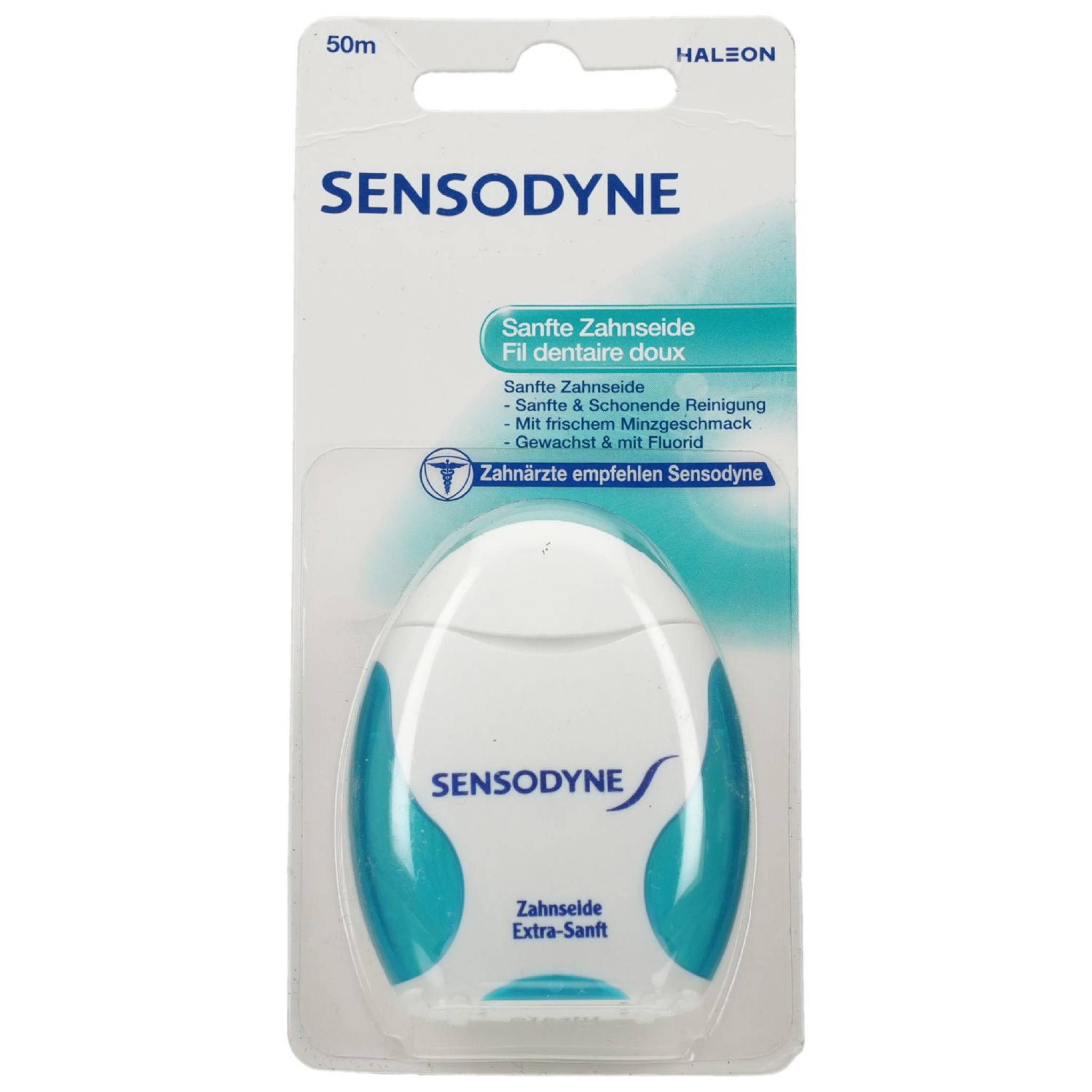 HALEON Zahnseide SENSODYNE Zahnseide extra sanft 50m PZN 04098906